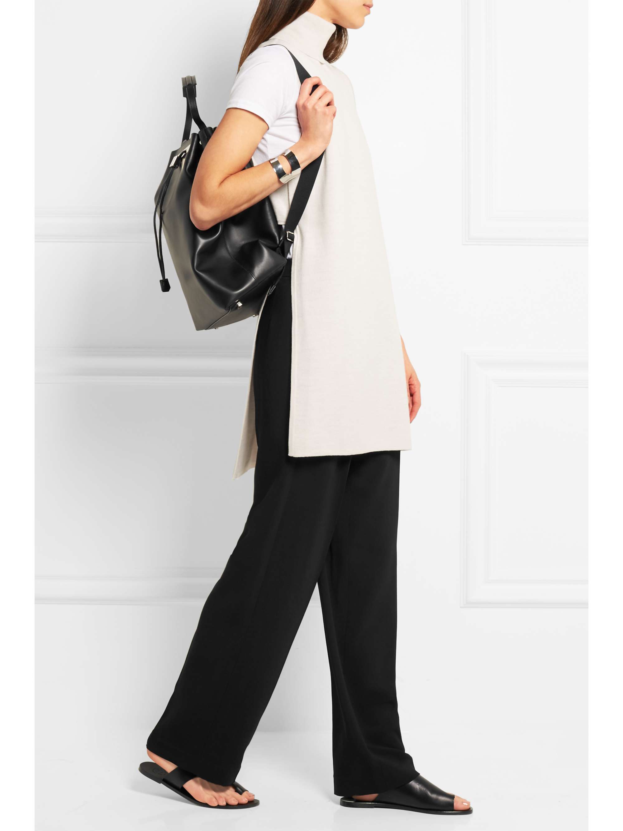 THE ROW Leather backpack
