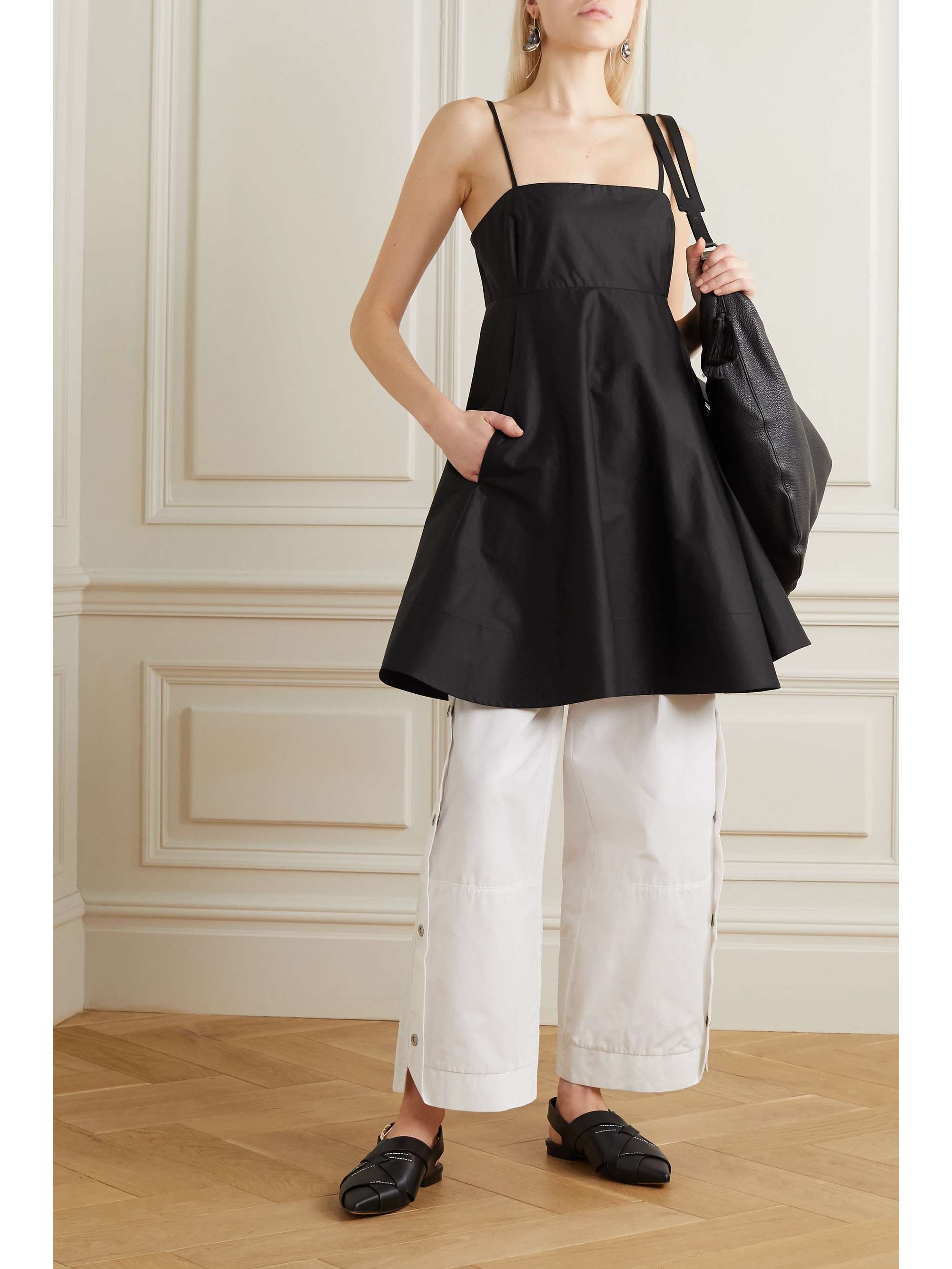 3.1 PHILLIP LIM Cotton-blend taffeta top