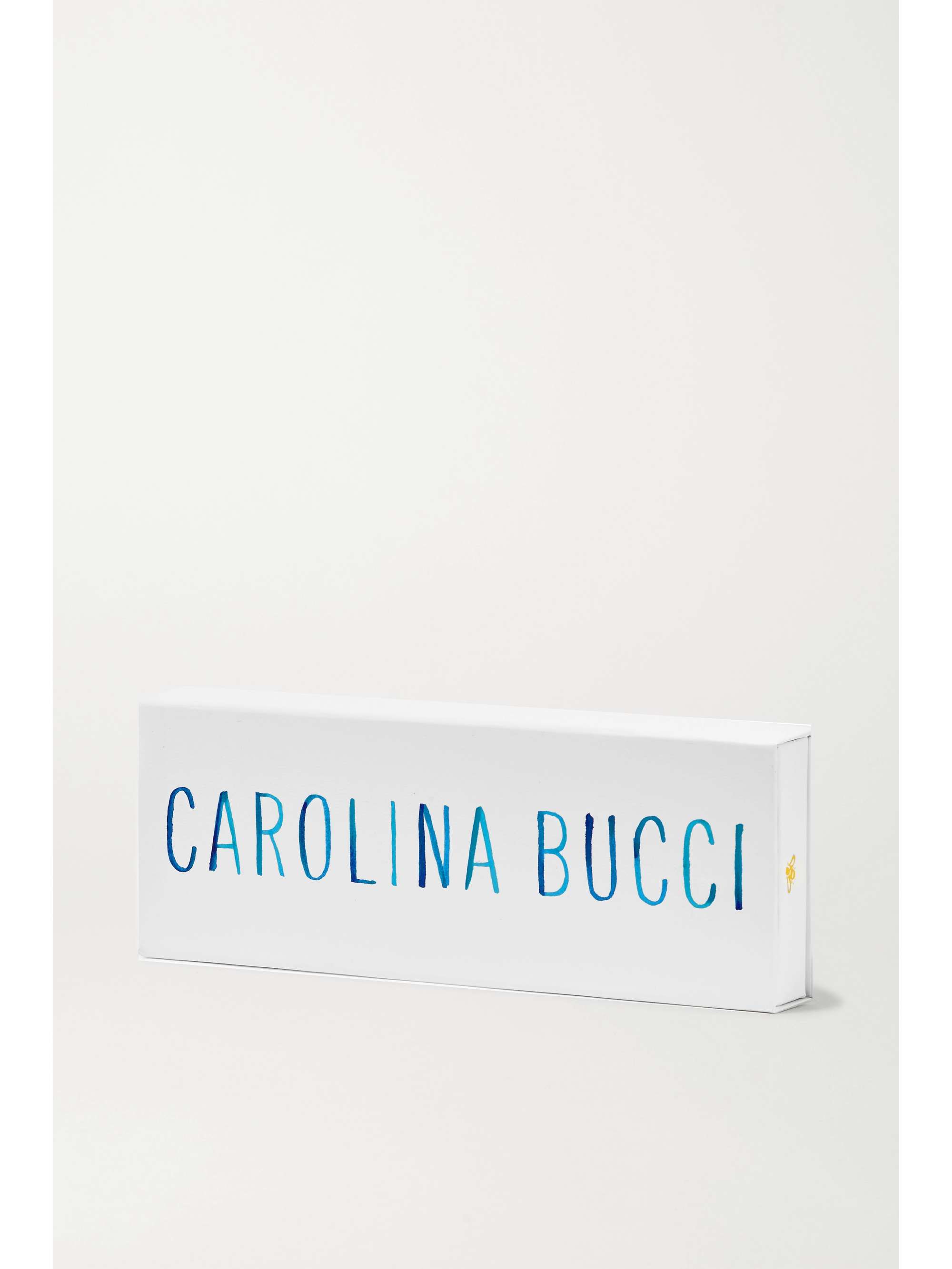CAROLINA BUCCI Reversible 18-karat gold, silk and diamond bracelet