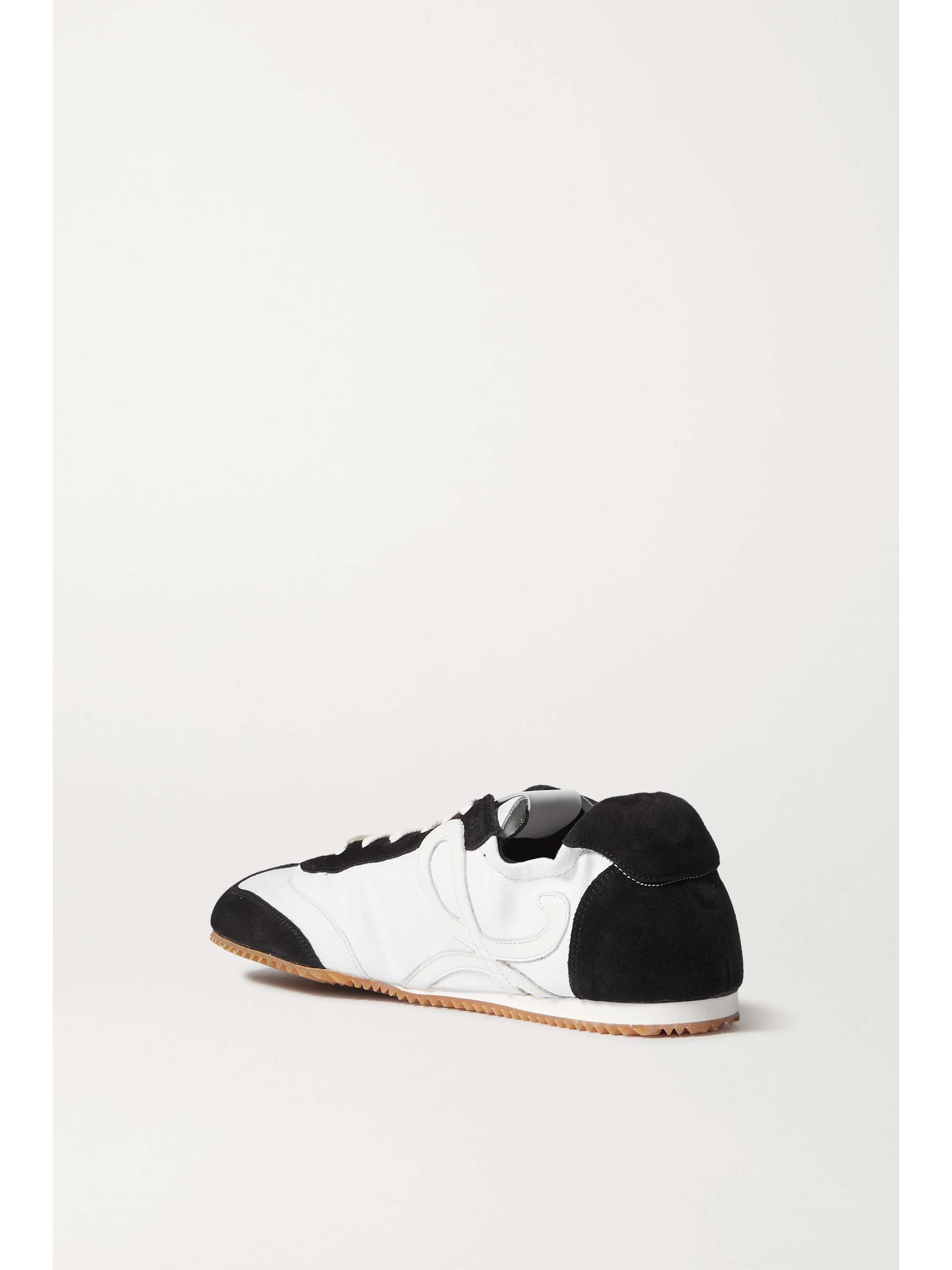 LOEWE Suede, canvas and leather sneakers