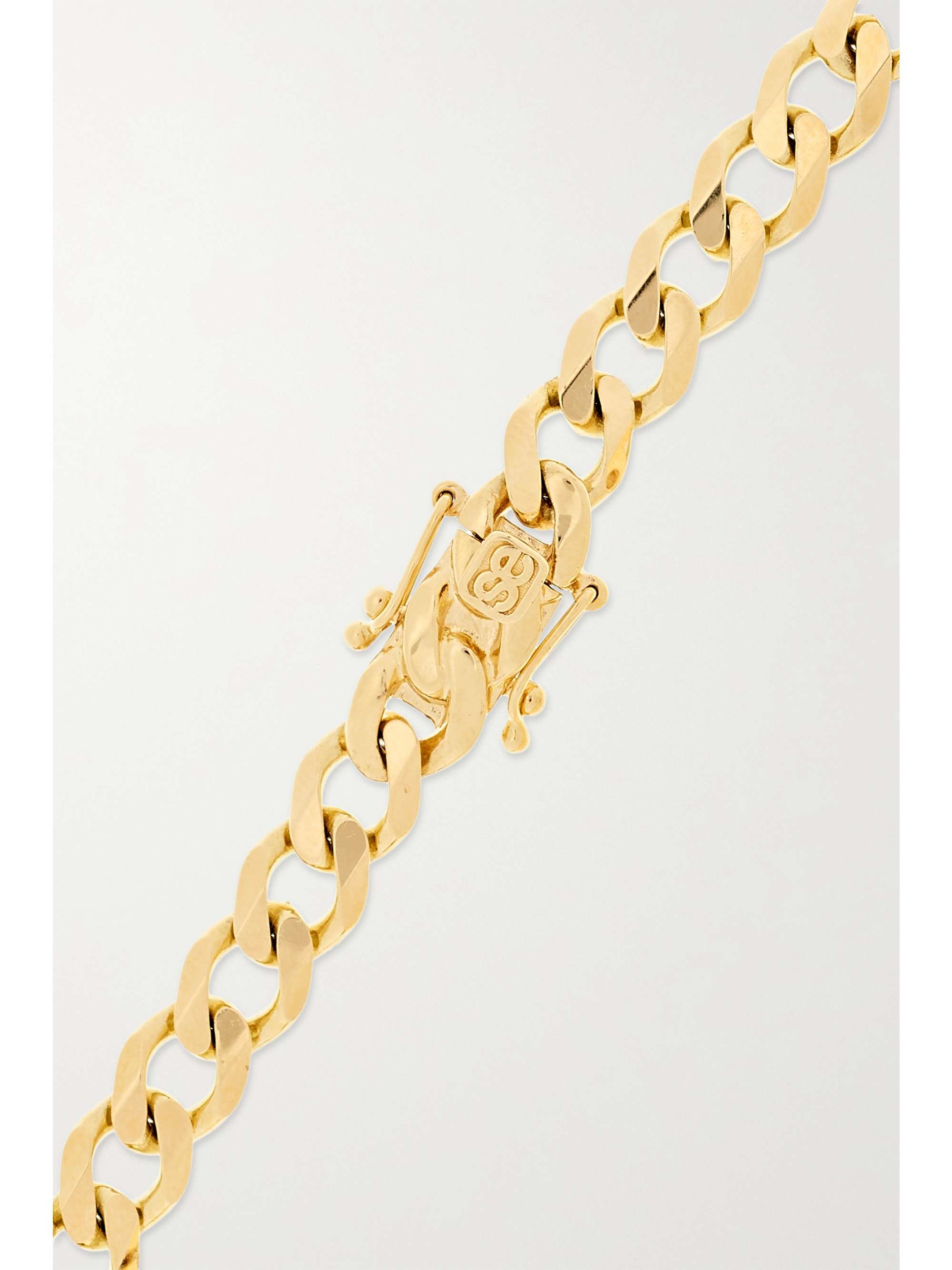 SYDNEY EVAN ID Bar 14-karat gold diamond bracelet