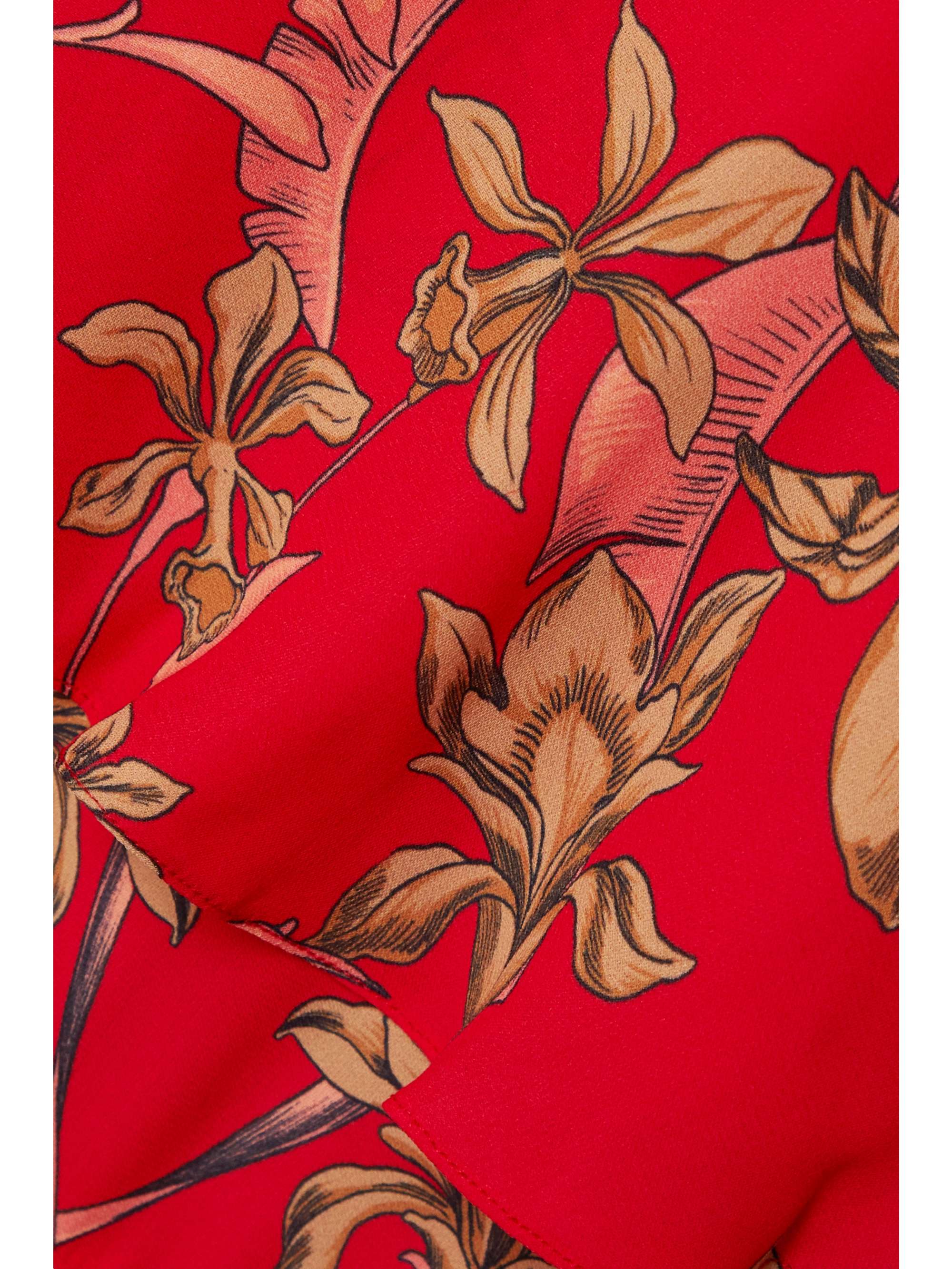 JOHANNA ORTIZ Life Goals tiered printed crepe maxi dress