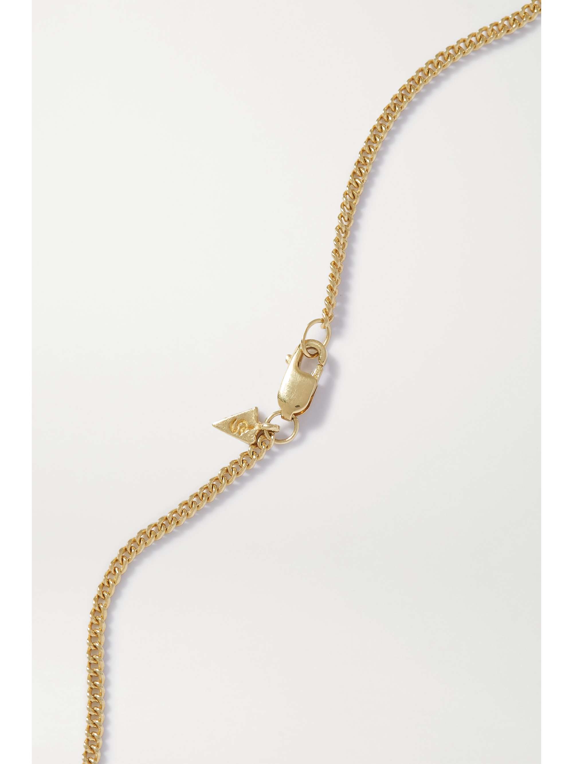 LOREN STEWART + NET SUSTAIN 14-karat gold necklace