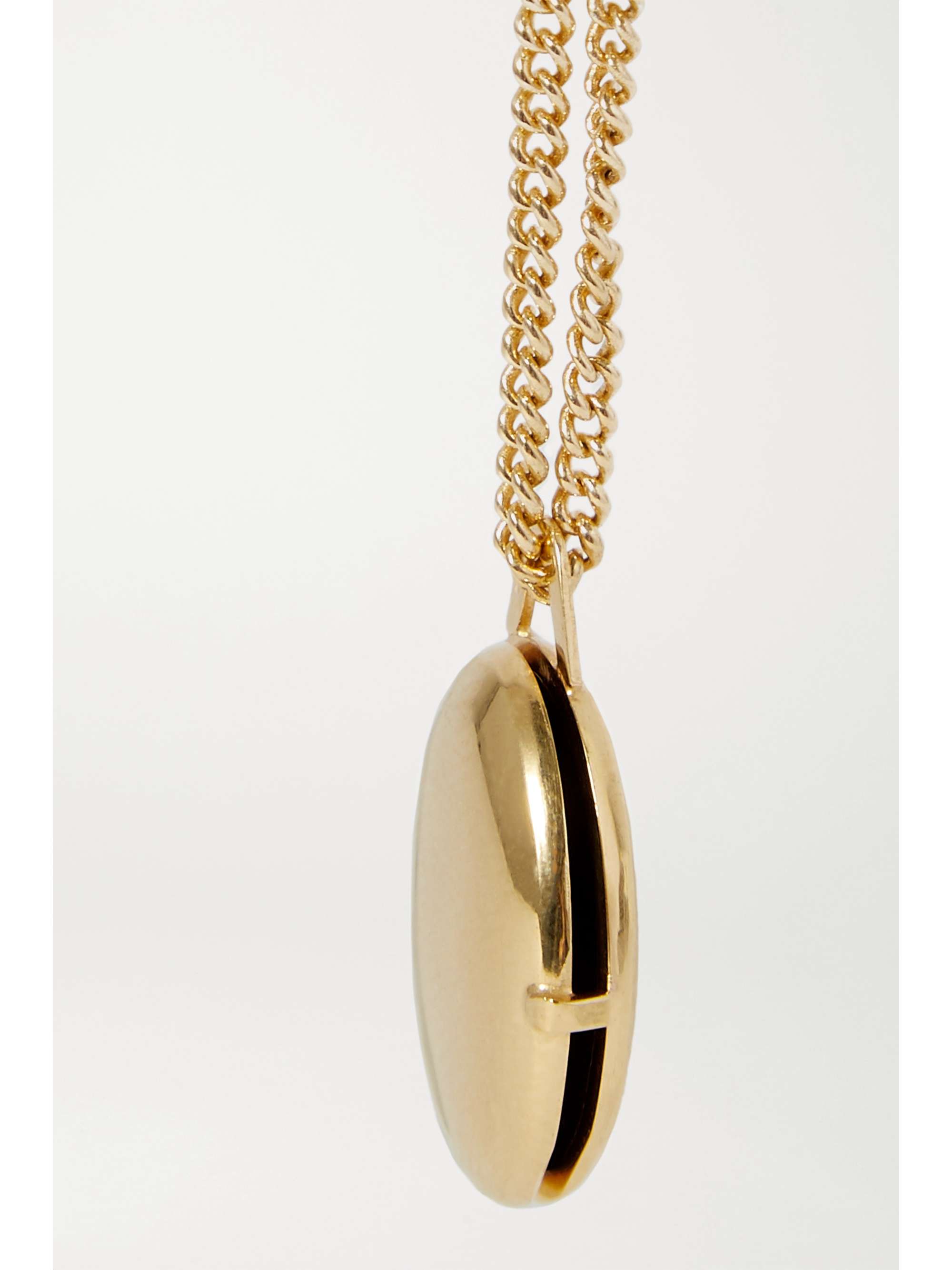LOREN STEWART + NET SUSTAIN 14-karat gold necklace