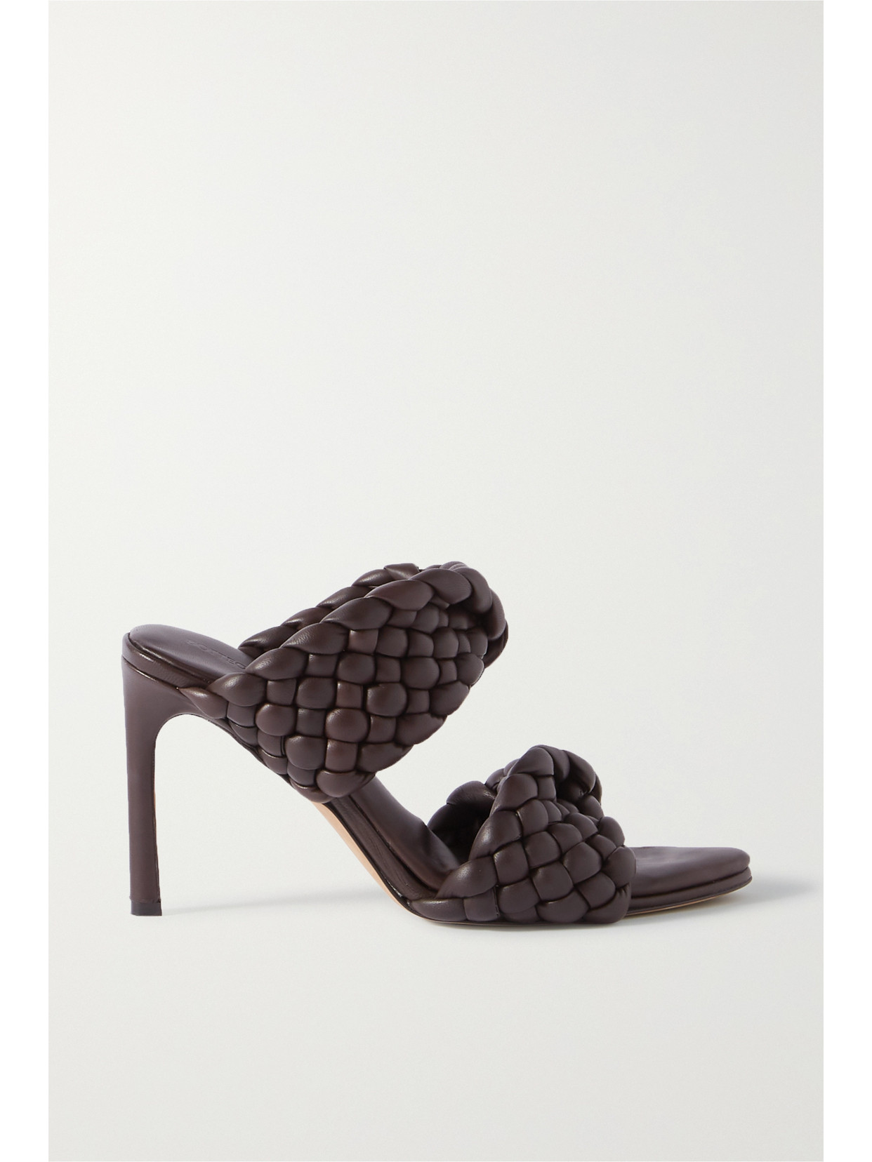 BOTTEGA VENETA INTRECCIATO QUILTED LEATHER MULES