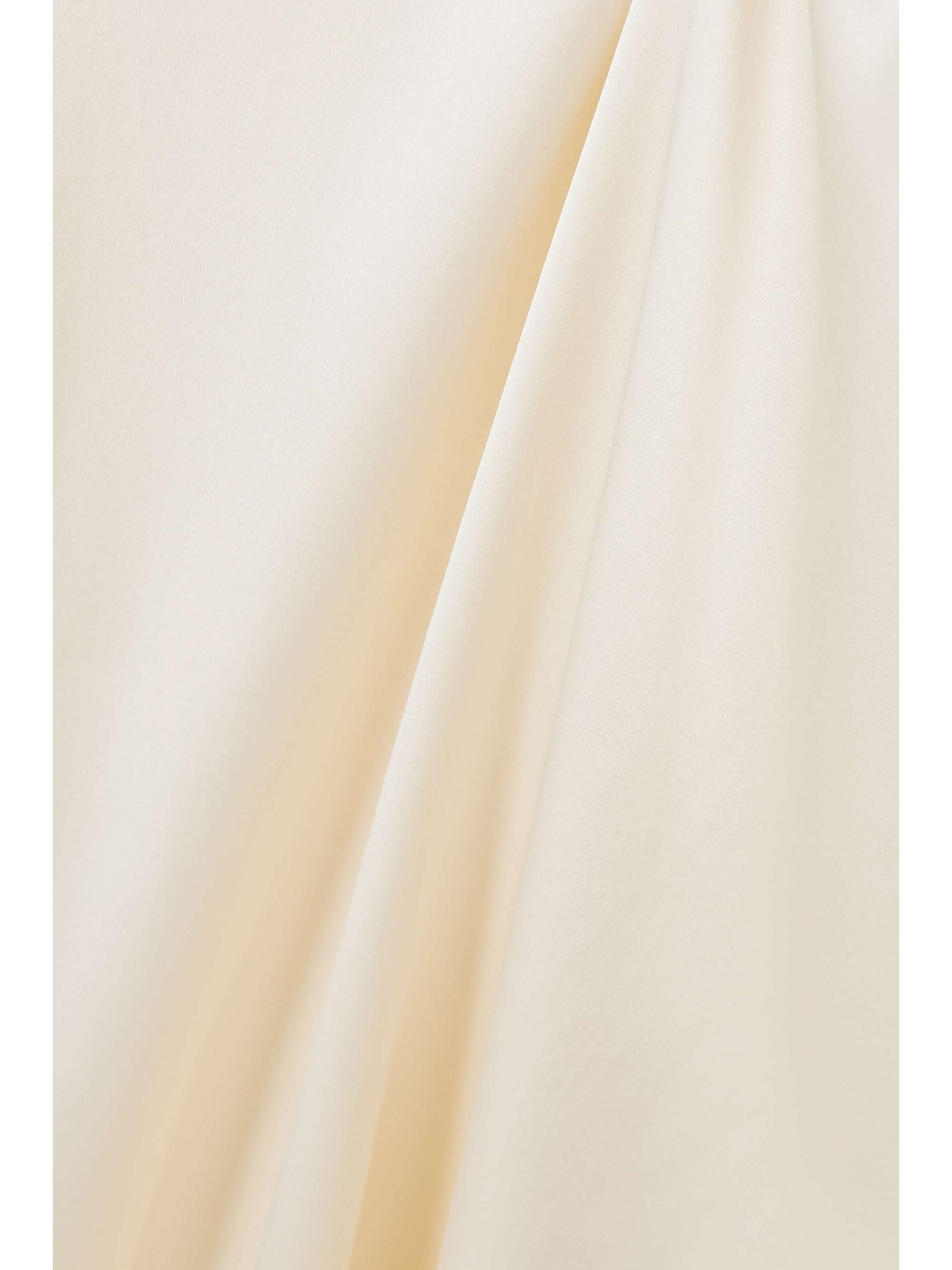 LA COLLECTION Maui one-sleeve silk-satin maxi dress