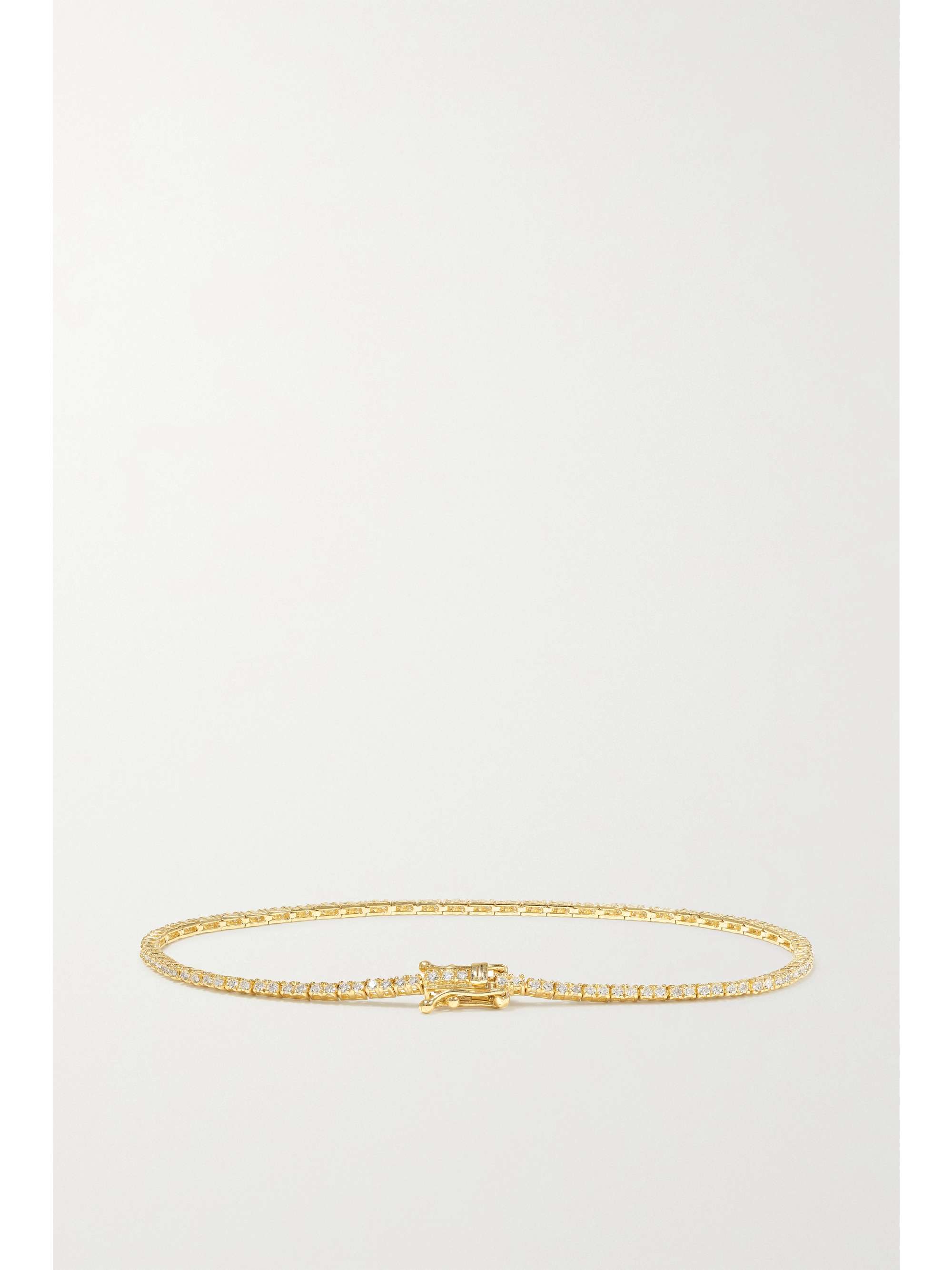 STONE AND STRAND 14-karat gold diamond bracelet