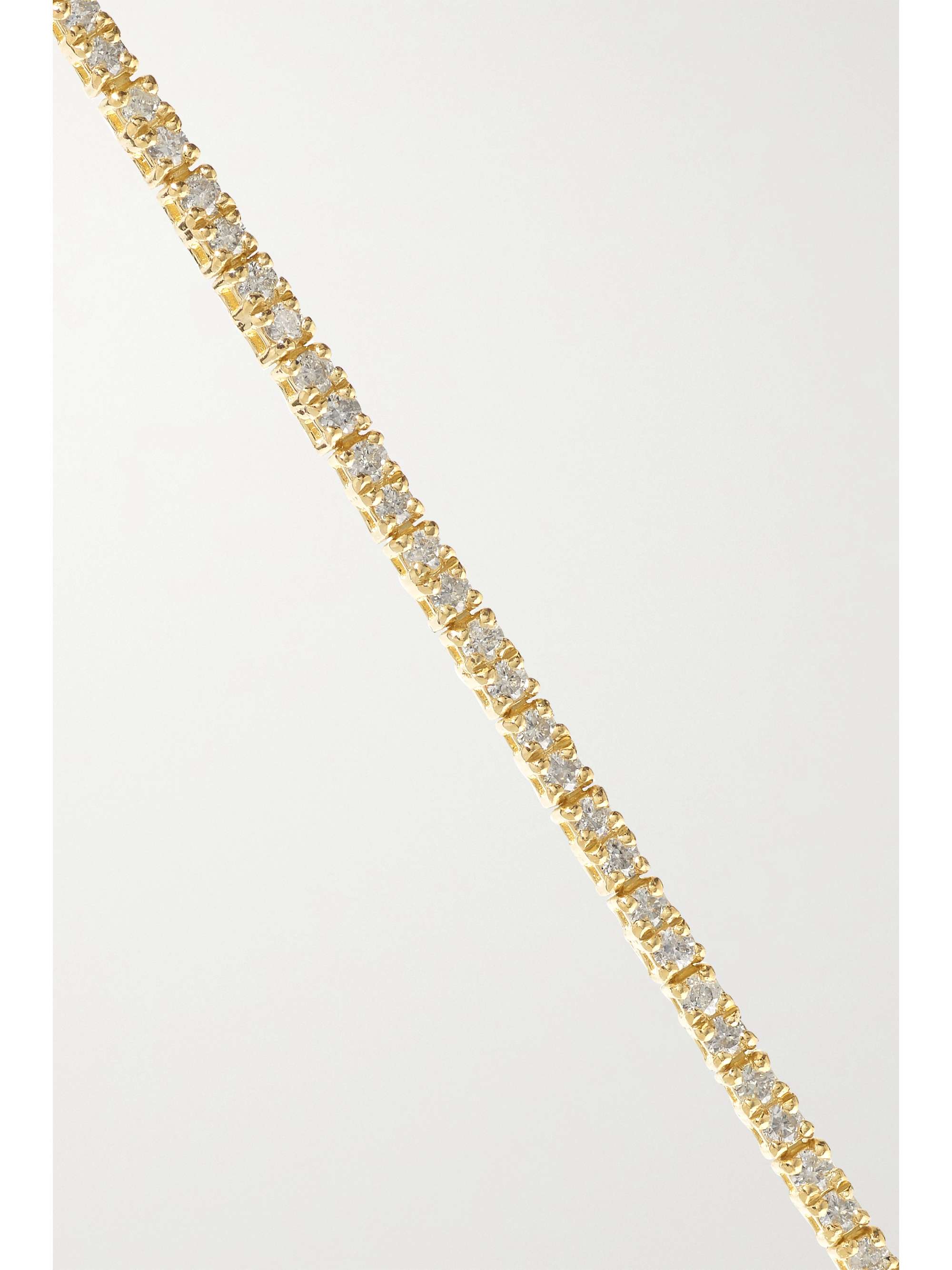 STONE AND STRAND 14-karat gold diamond bracelet