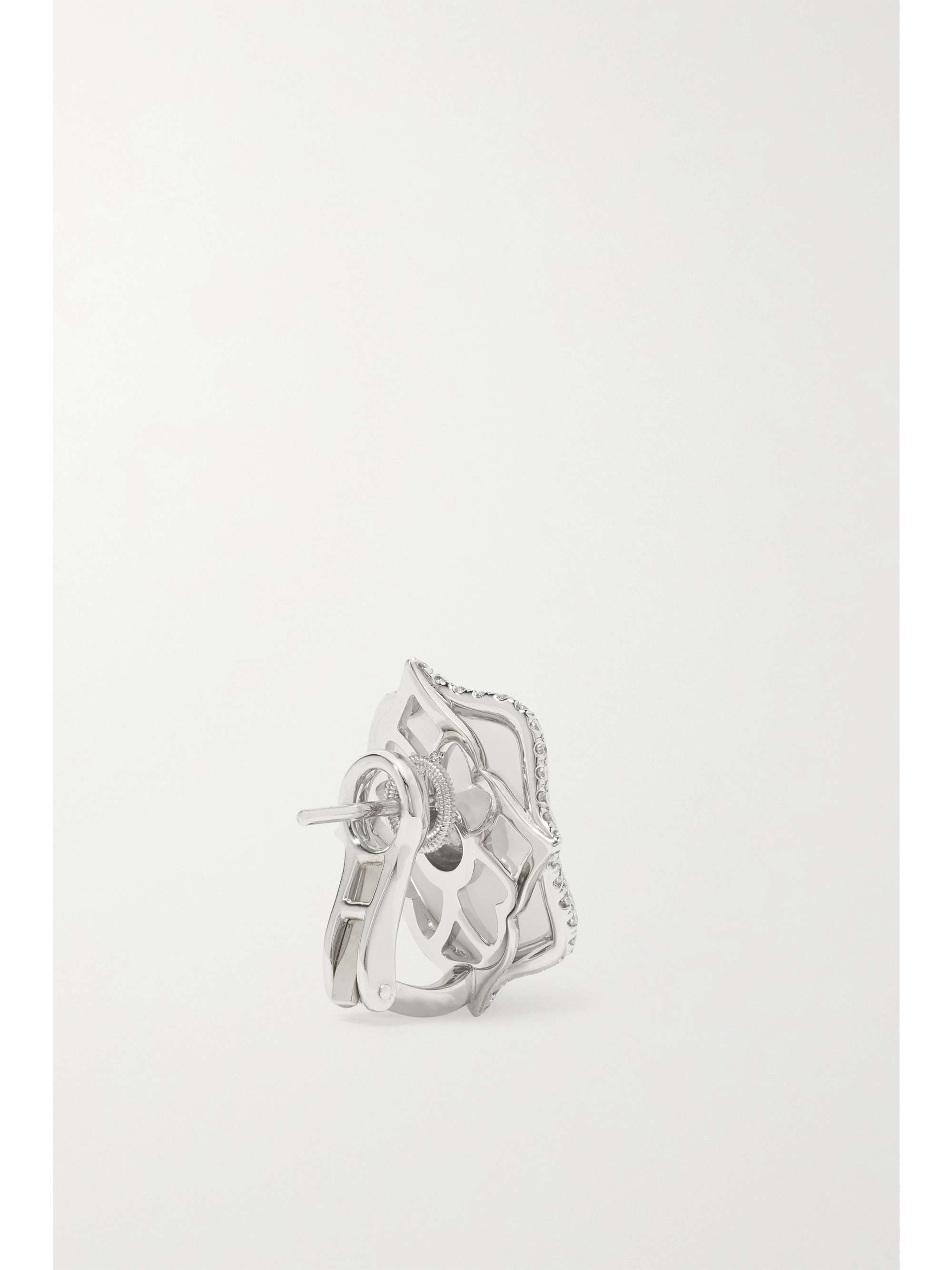 BAYCO Platinum, diamond and ceramic earrings