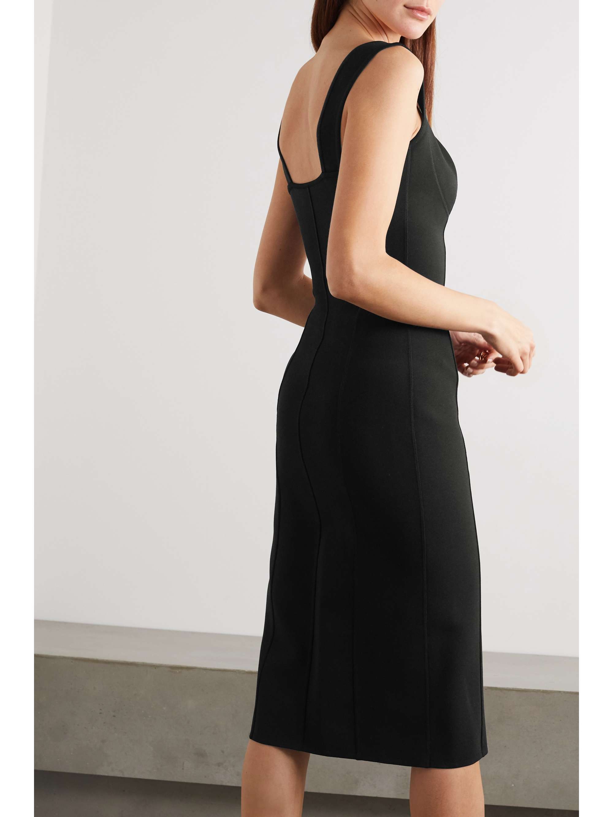 ALAÏA Stretch-knit midi dress