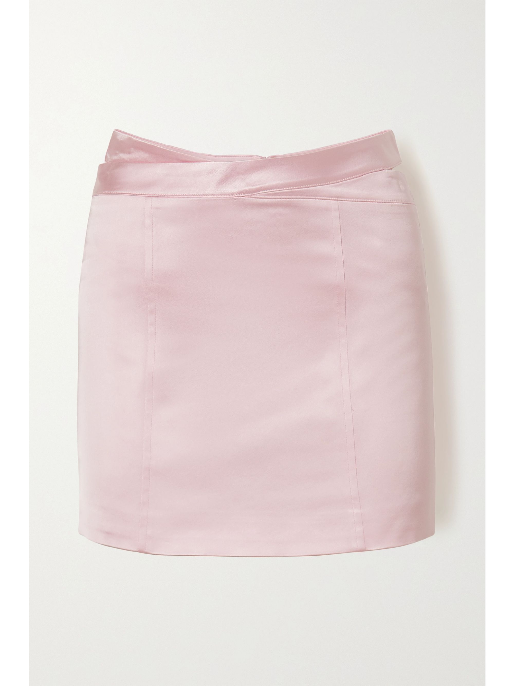 Light pink satin skirt Clearance
