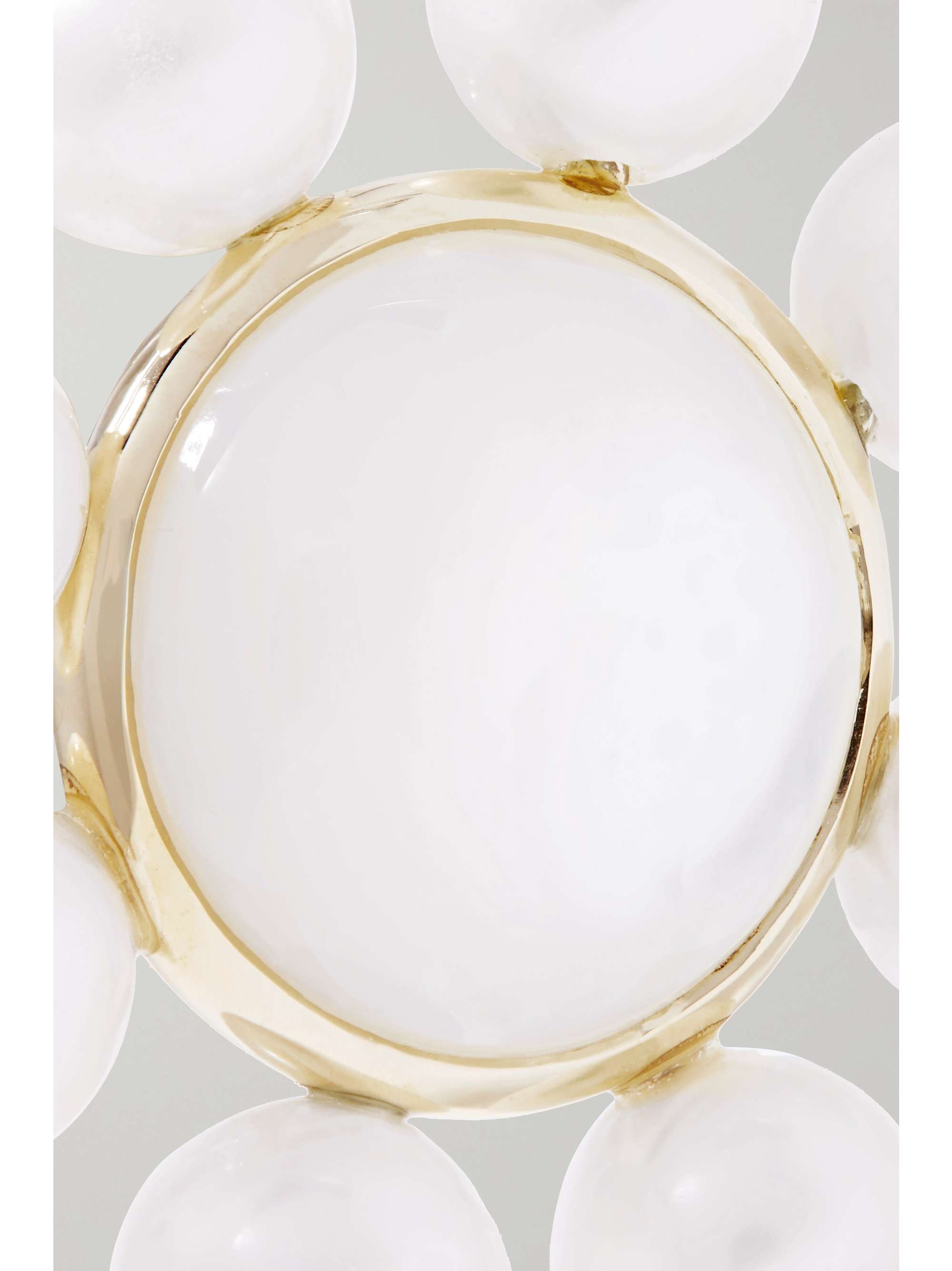 IPPOLITA Nova 18-karat green gold pearl earrings