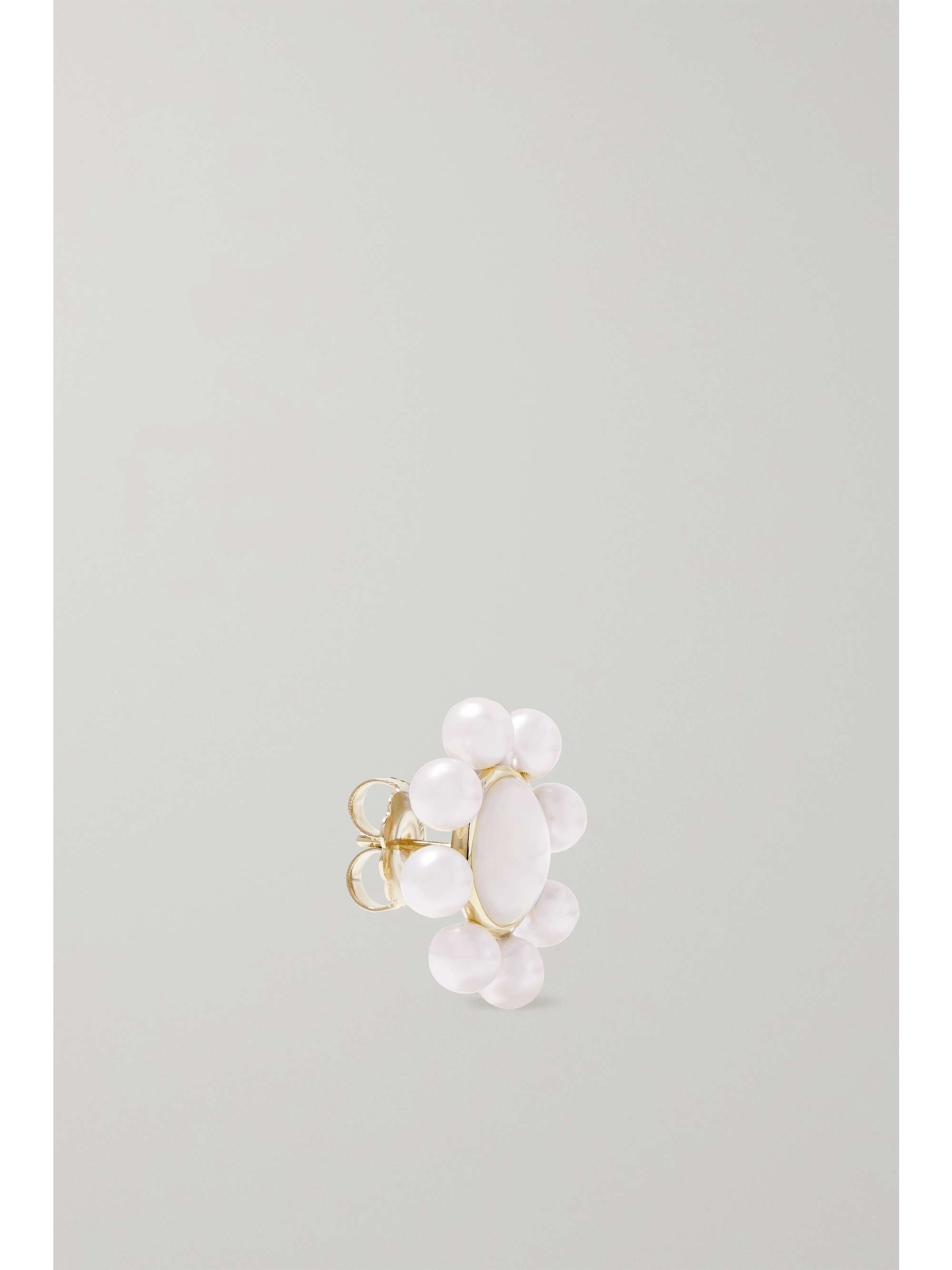 IPPOLITA Nova 18-karat green gold pearl earrings