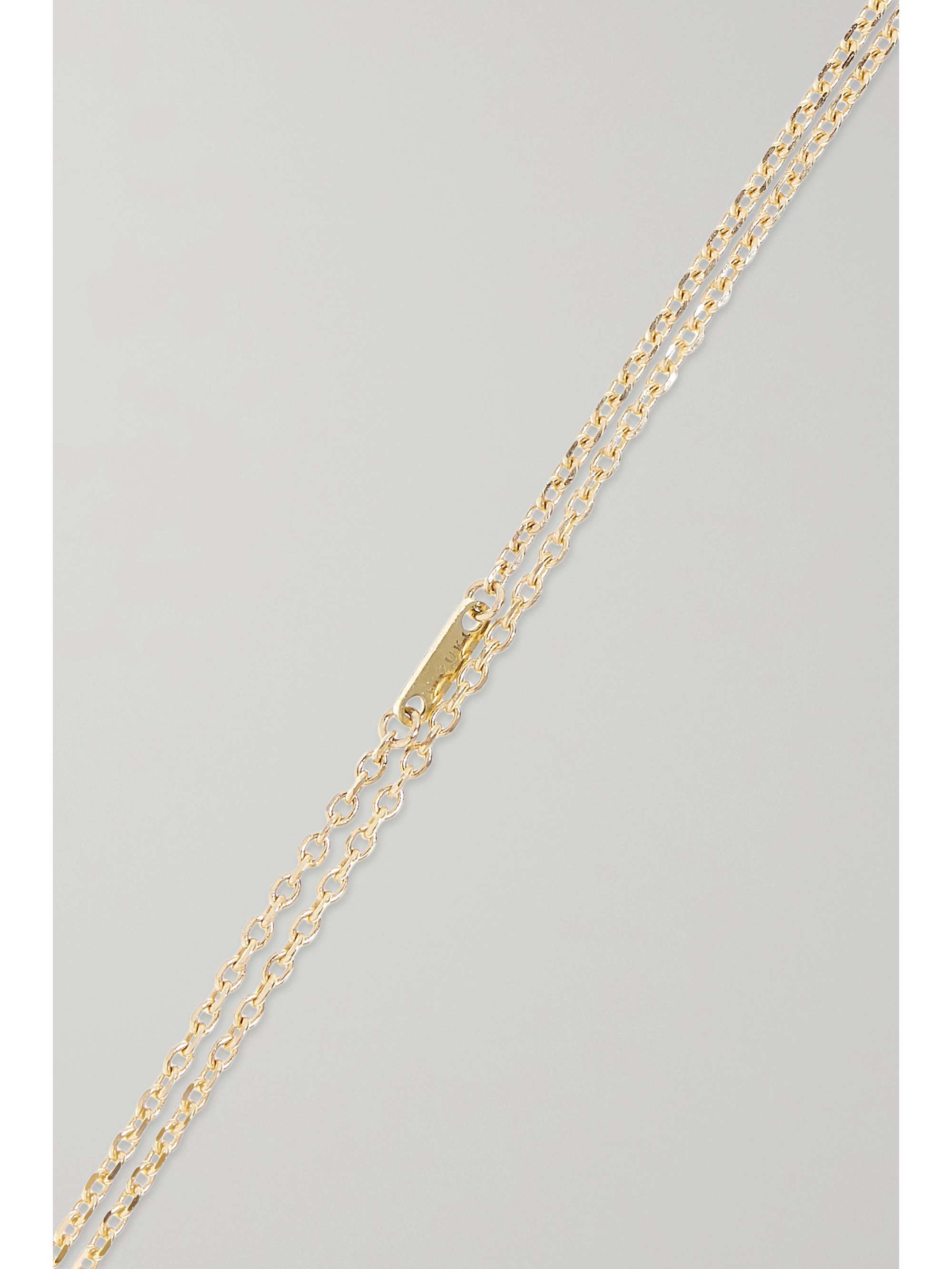 MIZUKI 14-karat gold pearl necklace