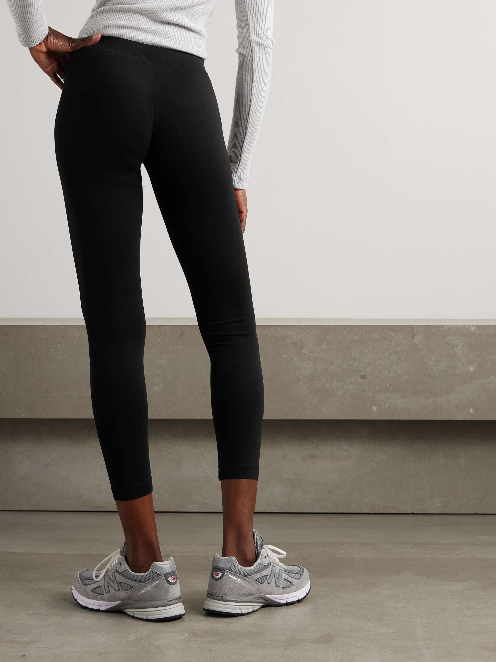 James Perse Stretch Jersey Long Legging - Black