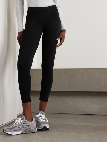 James Perse Stretch-Pima cotton jersey leggings