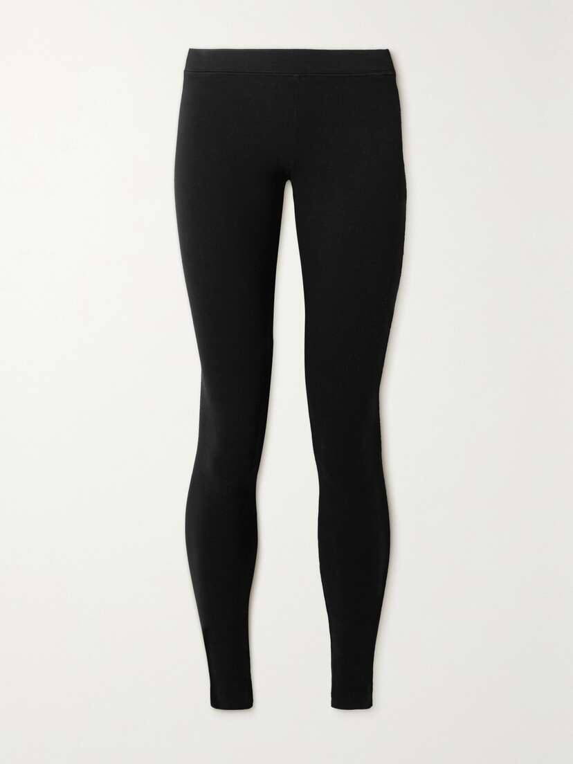 James Perse Stretch-pima Cotton Jersey Leggings
