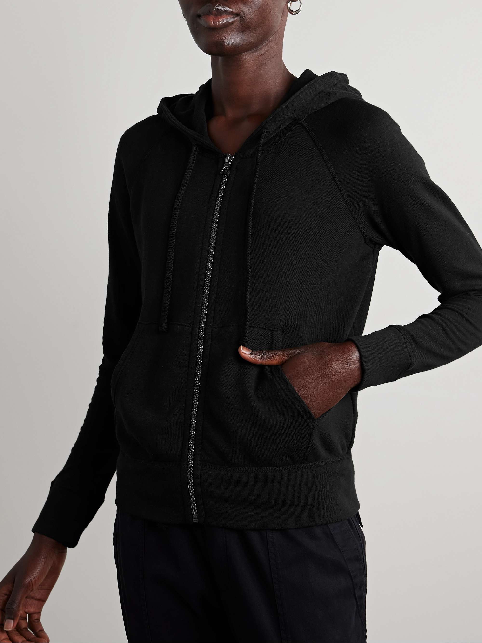 JAMES PERSE Vintage Supima cotton-jersey hoodie