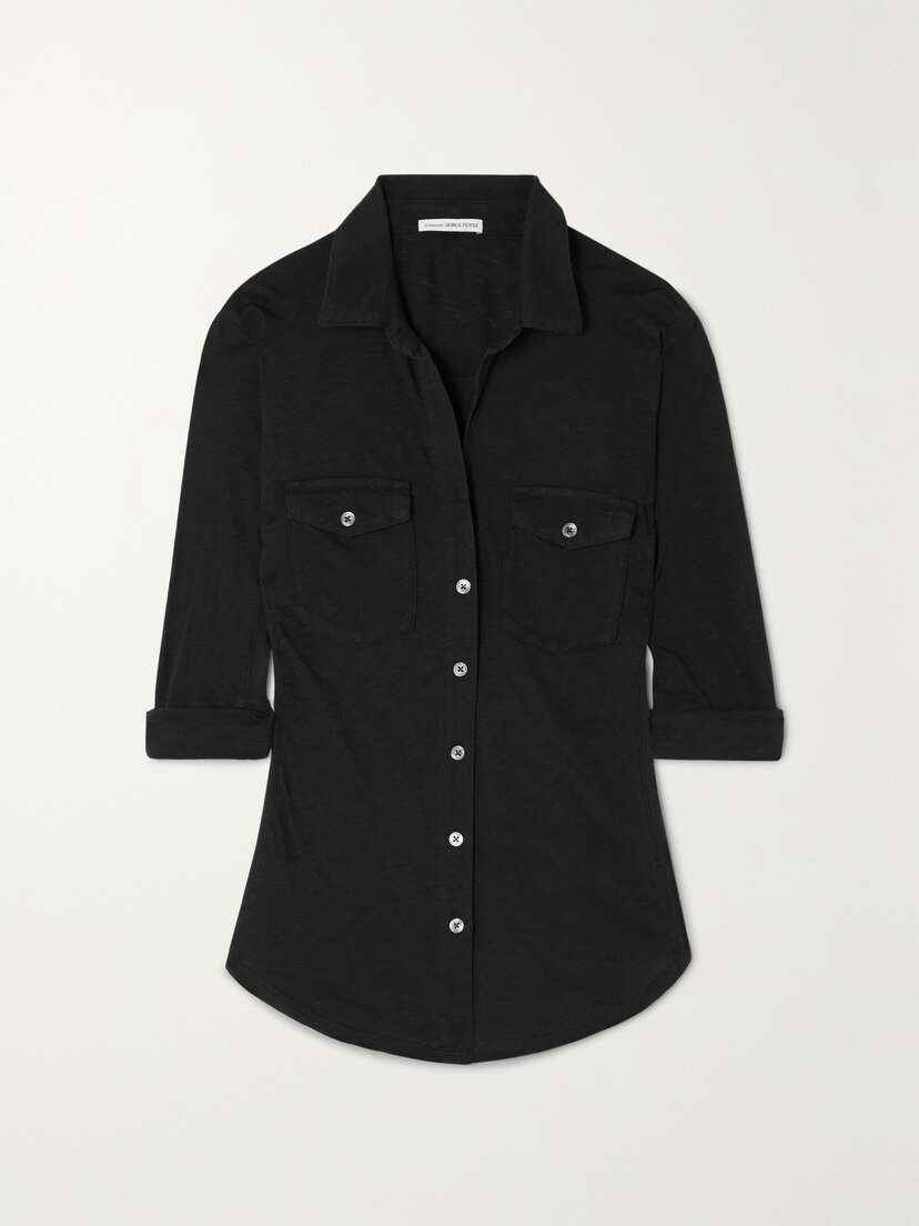 James Perse Slub Supima Cotton Shirt
