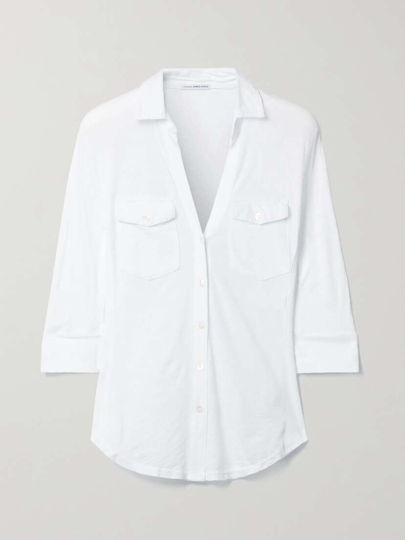 James Perse Slub Supima Cotton Shirt