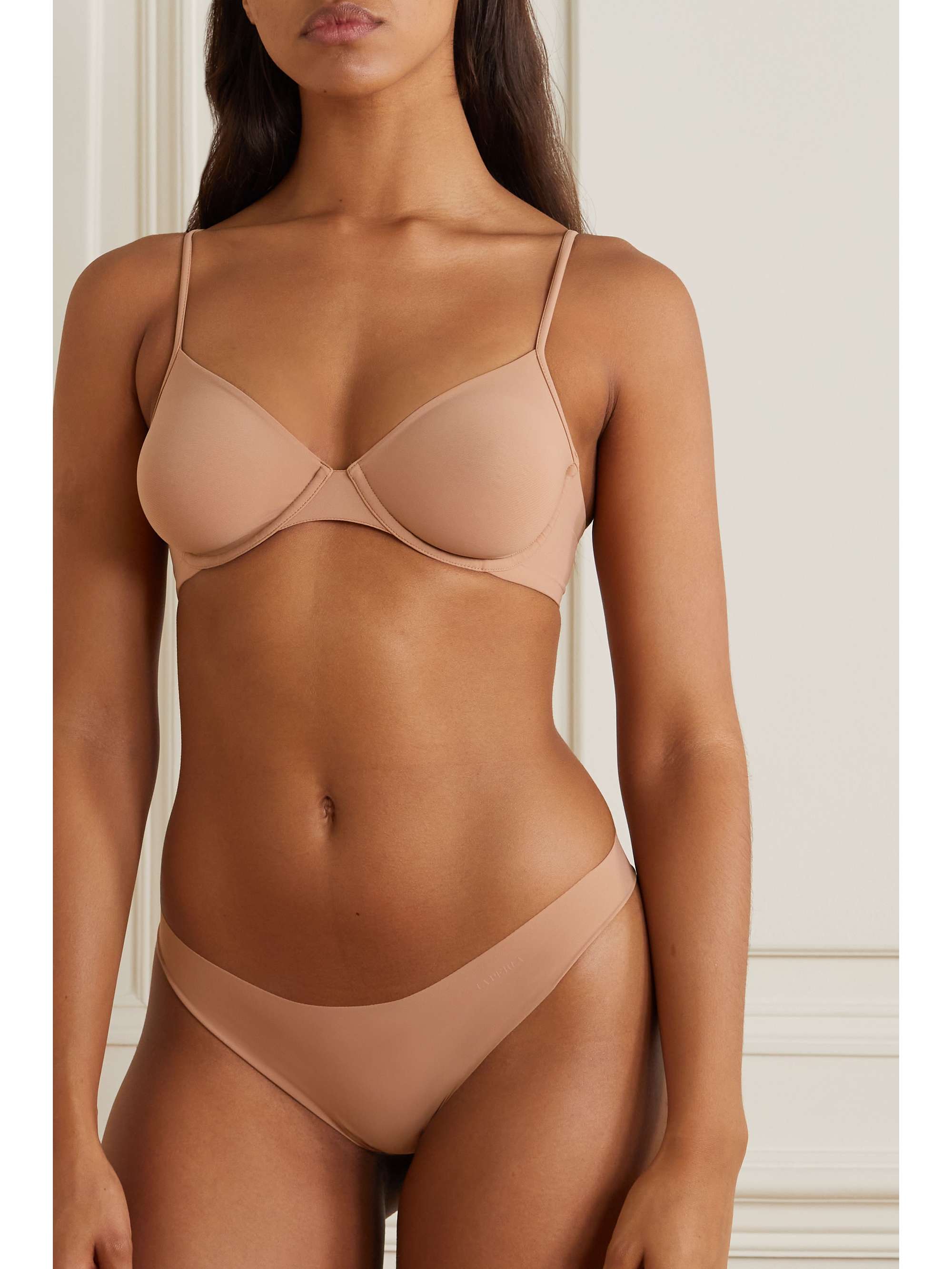 LA PERLA Second Skin stretch-jersey bra NET-A-PORTER