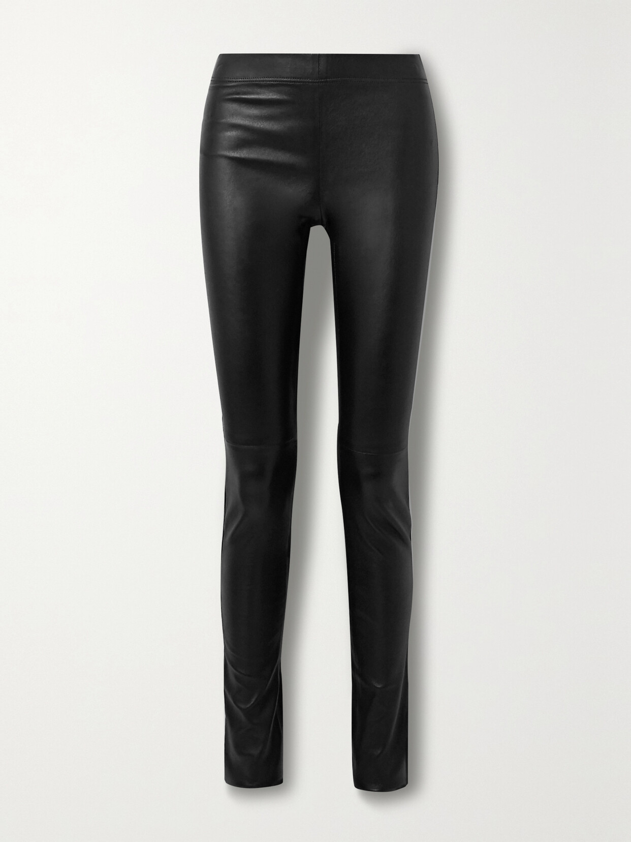 Shop Joseph Stretch-leather Leggings In Black