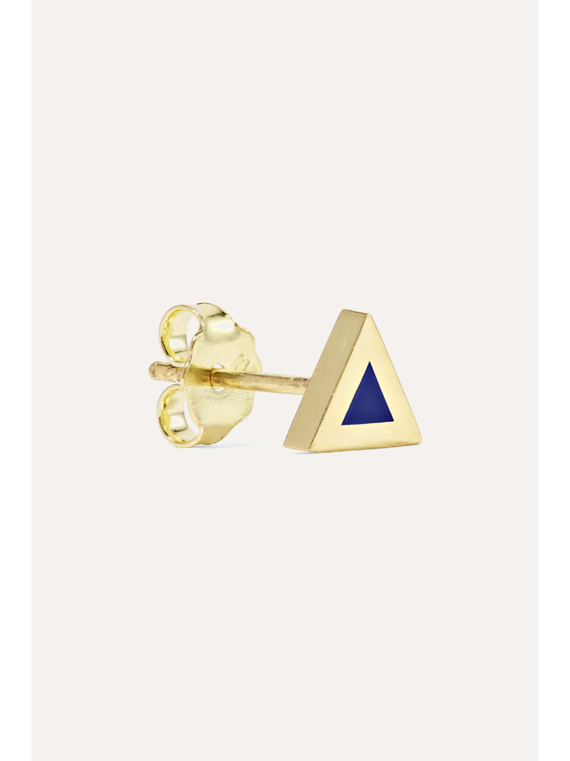 JENNIFER MEYER 18-karat gold lapis lazuli earrings