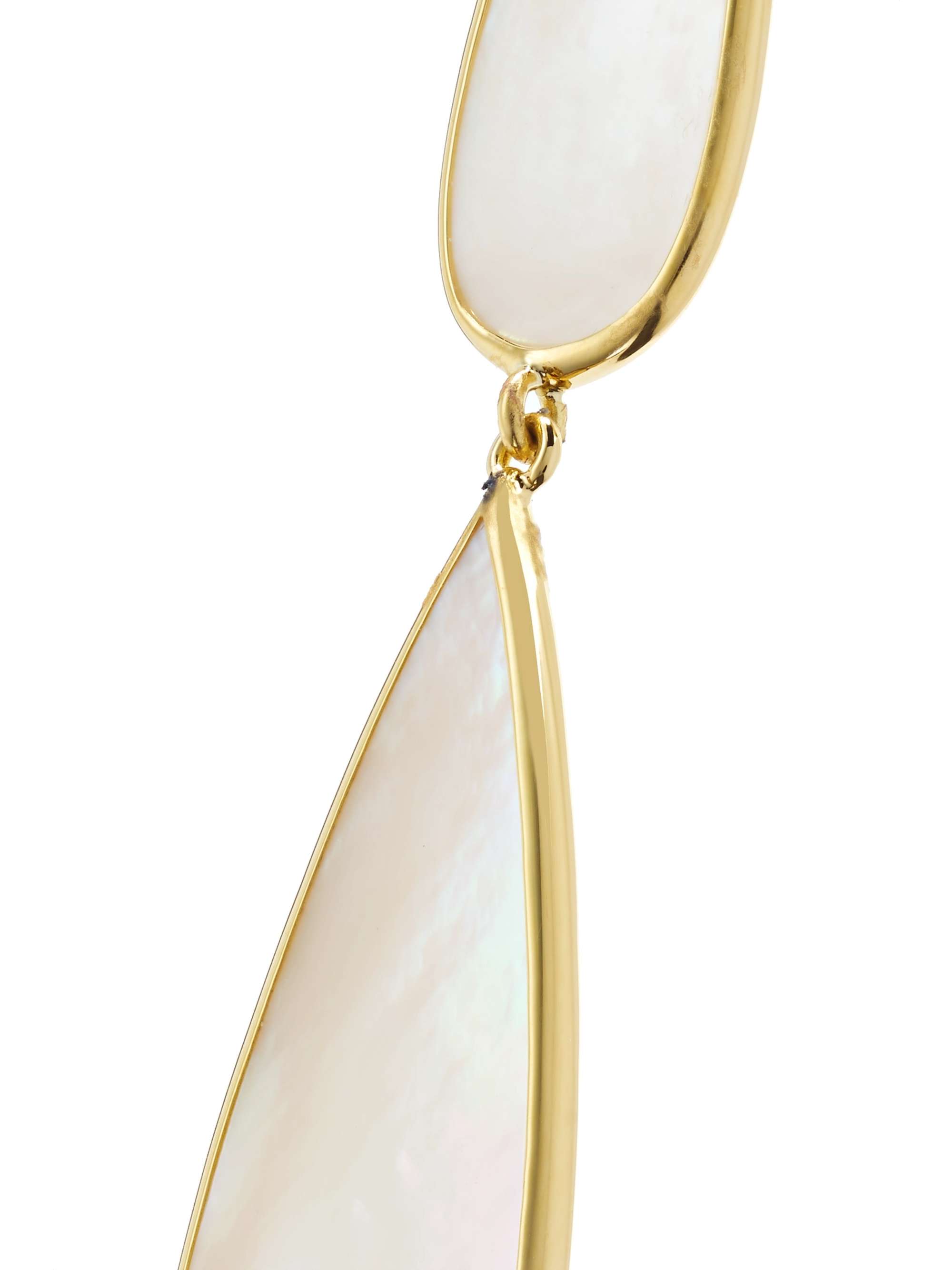 IPPOLITA Polished Rock Candy 18-karat gold mother-of-pearl earrings