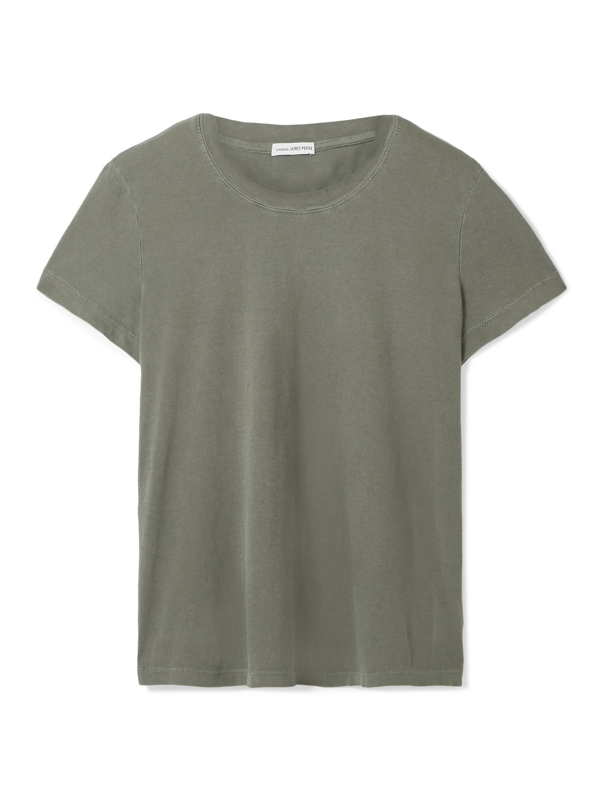 James Perse Vintage Boy Cotton-jersey T-shirt In Green