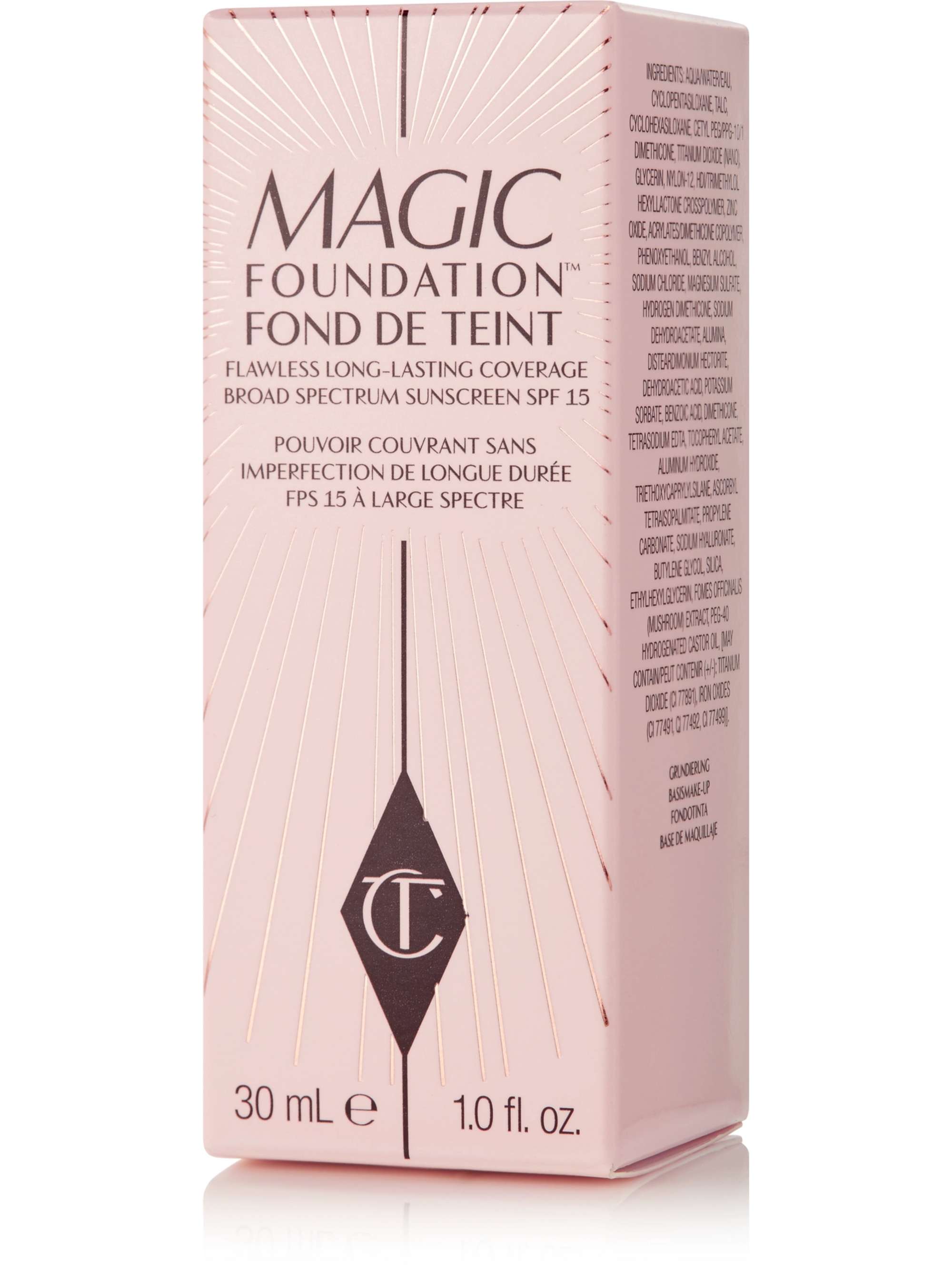 CHARLOTTE TILBURY Magic Foundation Flawless Long-Lasting Coverage SPF15 - Shade 9.5, 30ml