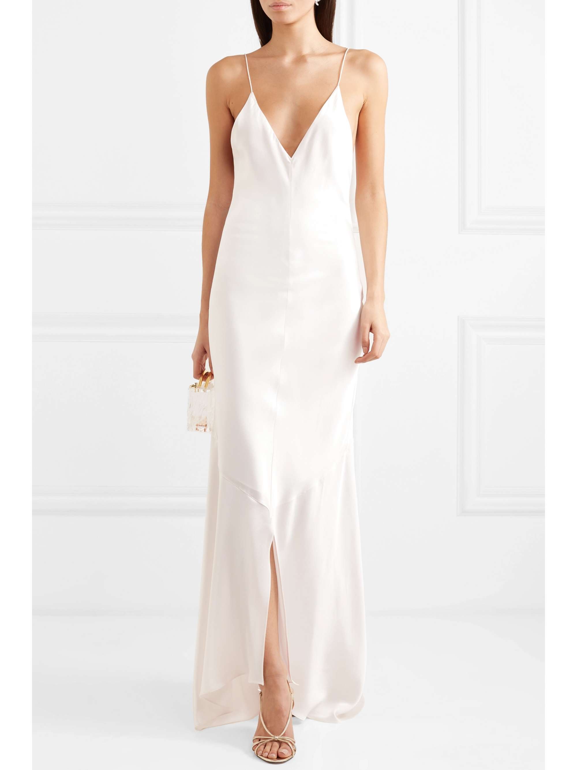 MICHAEL LO SORDO Silk-satin gown | NET-A-PORTER