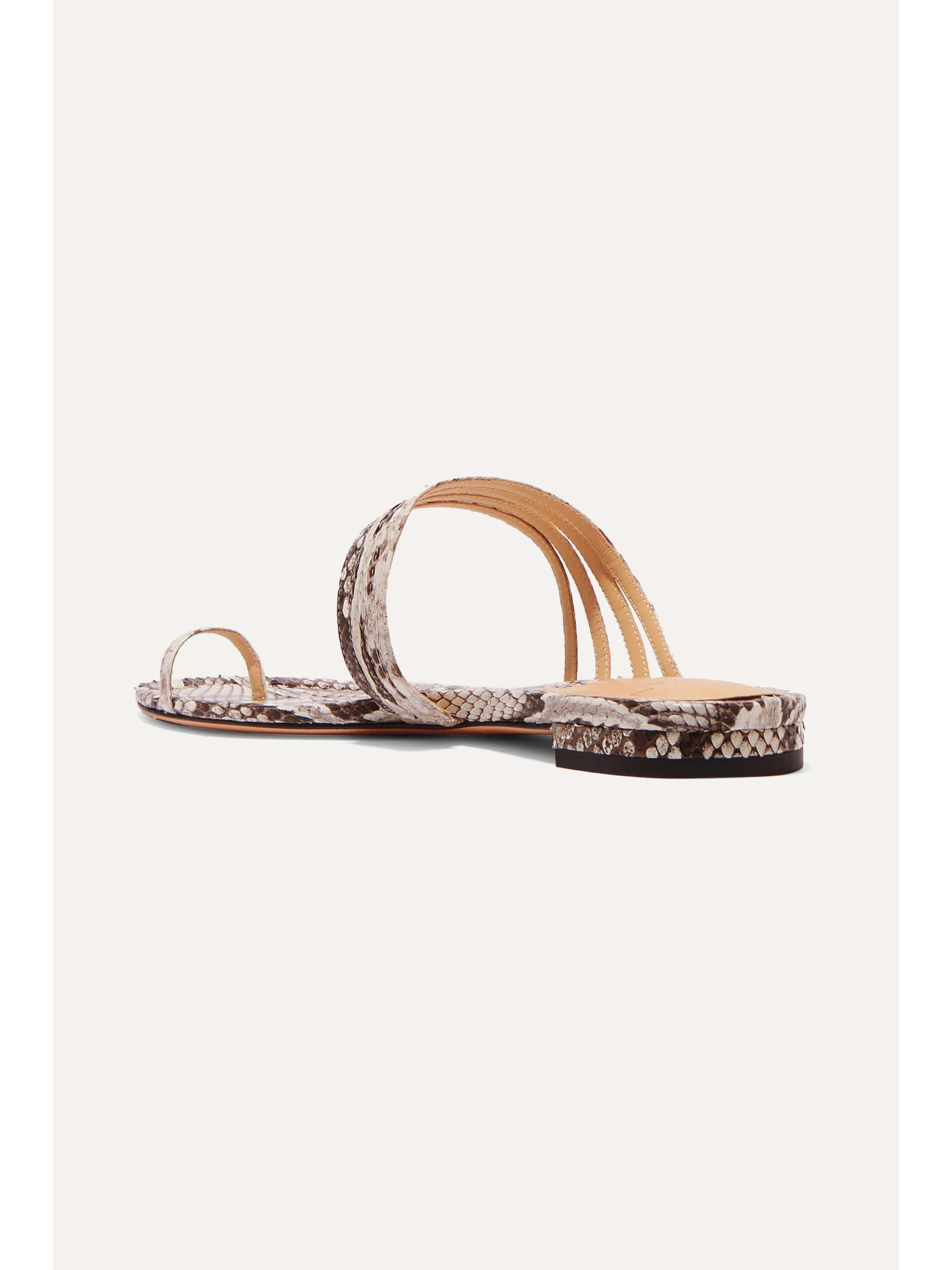 ALEXANDRE BIRMAN Python sandals