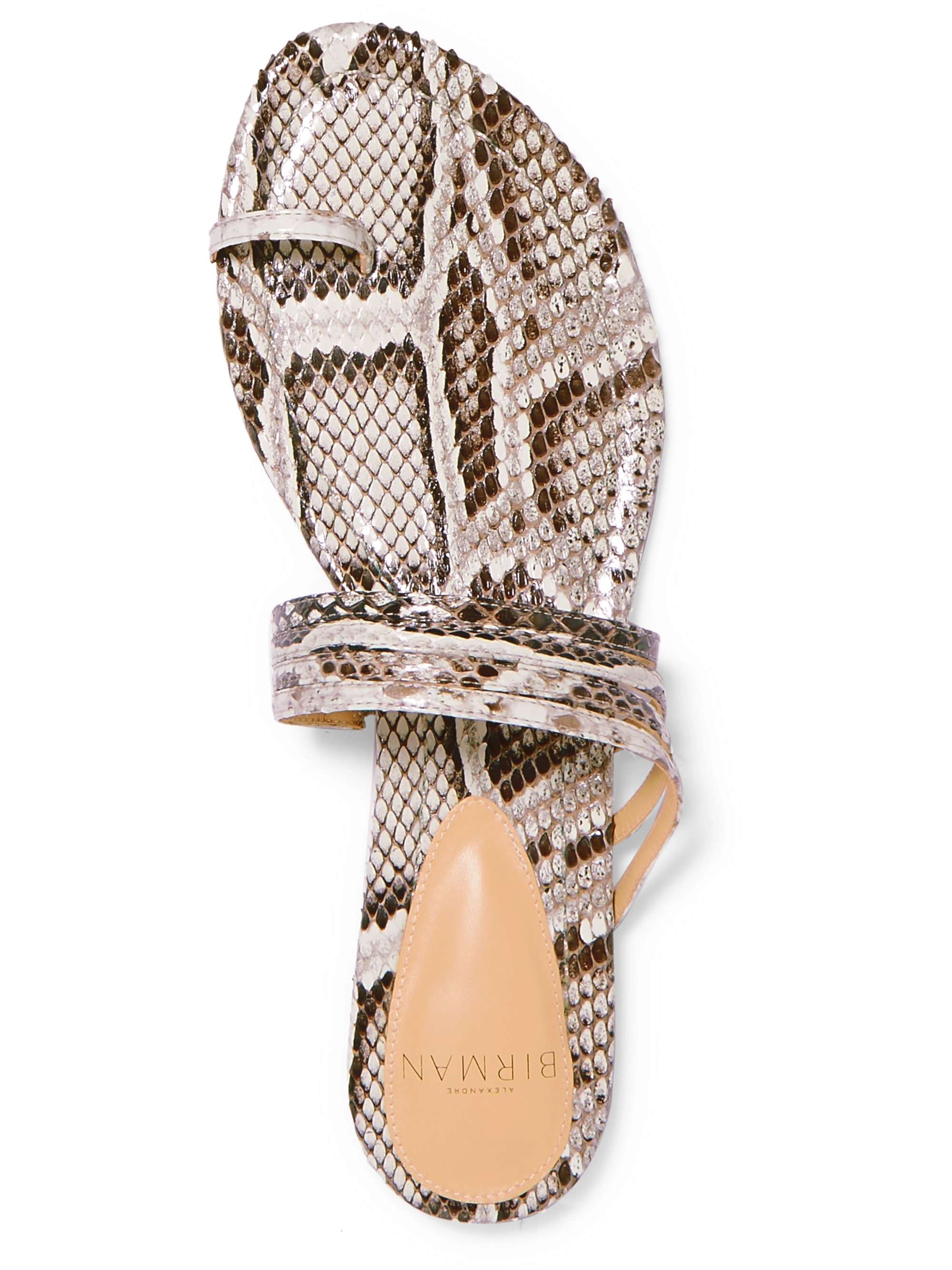 ALEXANDRE BIRMAN Python sandals
