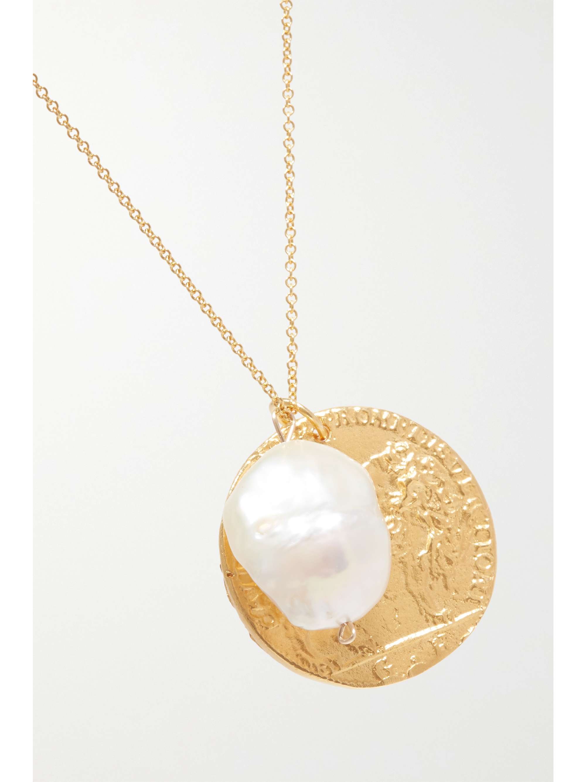 ALIGHIERI The Remedy Chapter ii gold-plated pearl necklace