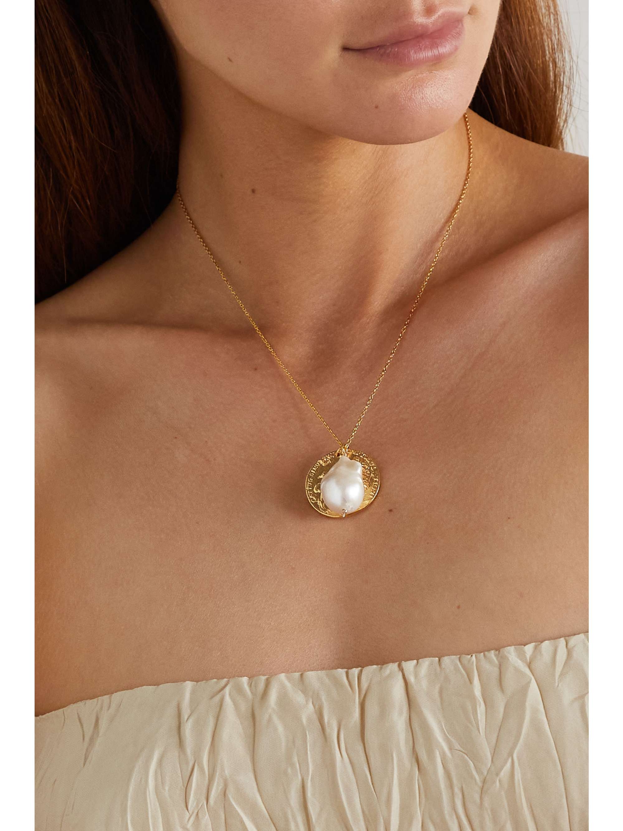 ALIGHIERI The Remedy Chapter ii gold-plated pearl necklace