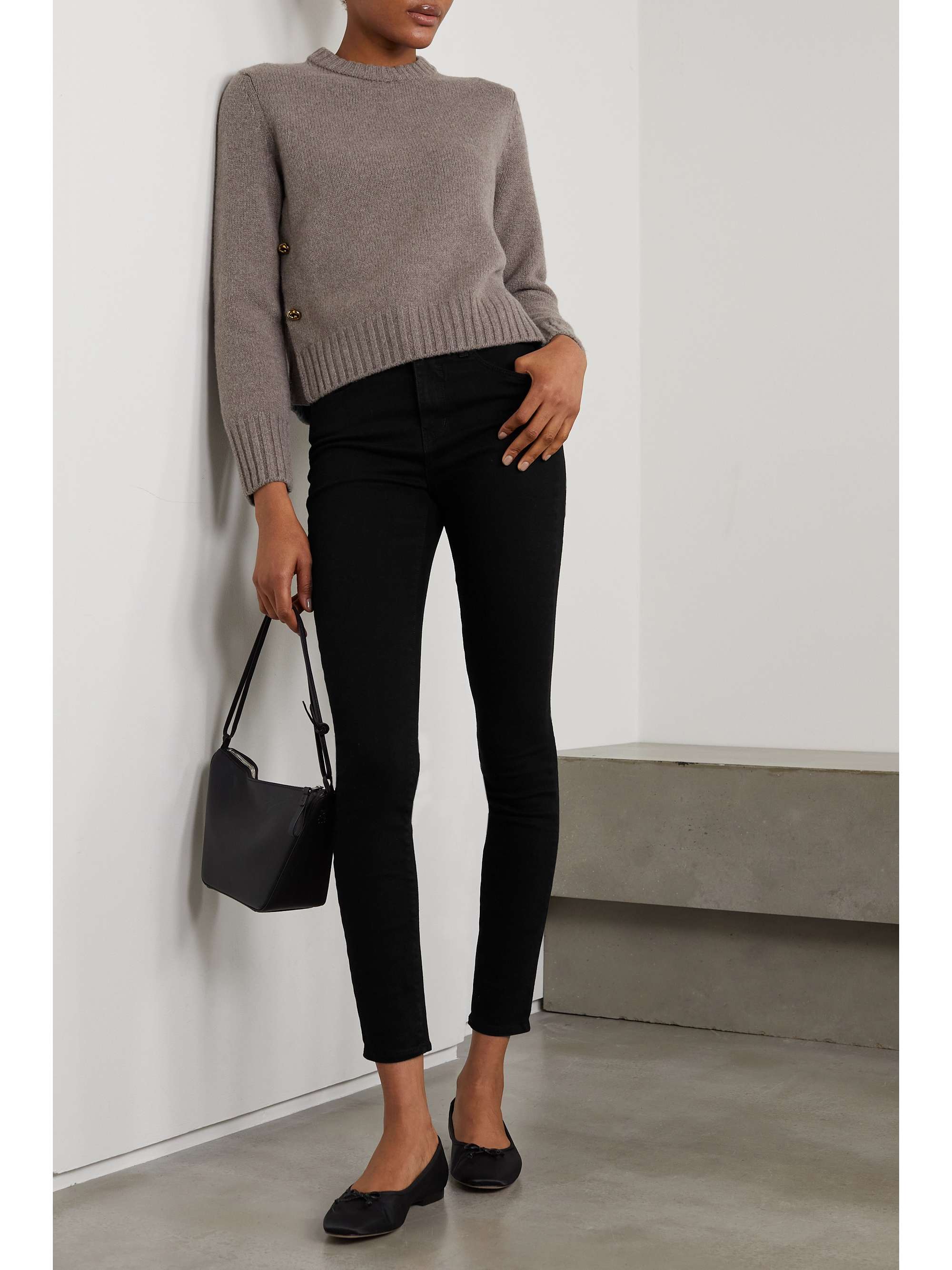 L'AGENCE Marguerite high-rise skinny jeans