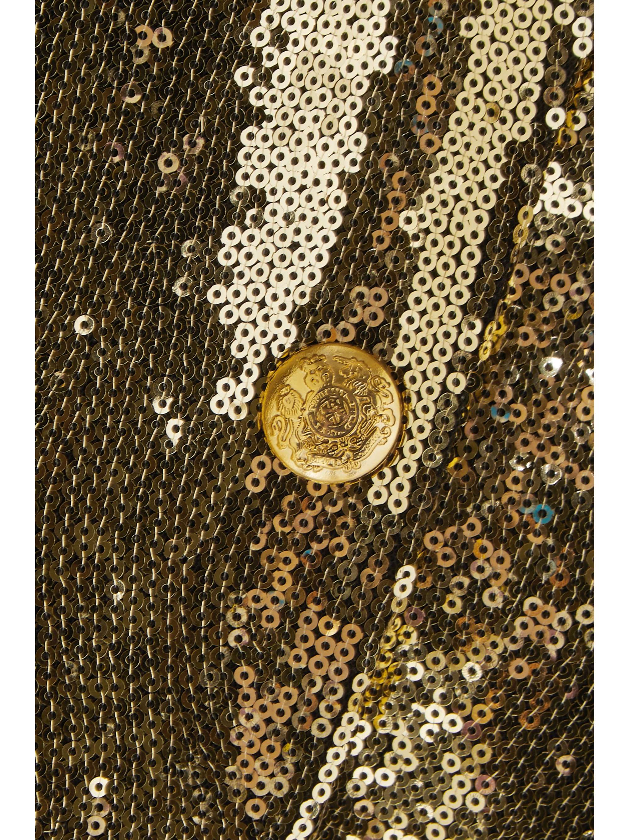 DUNDAS Sequined crepe blazer