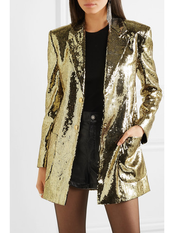 Dundas Sequined crepe blazer