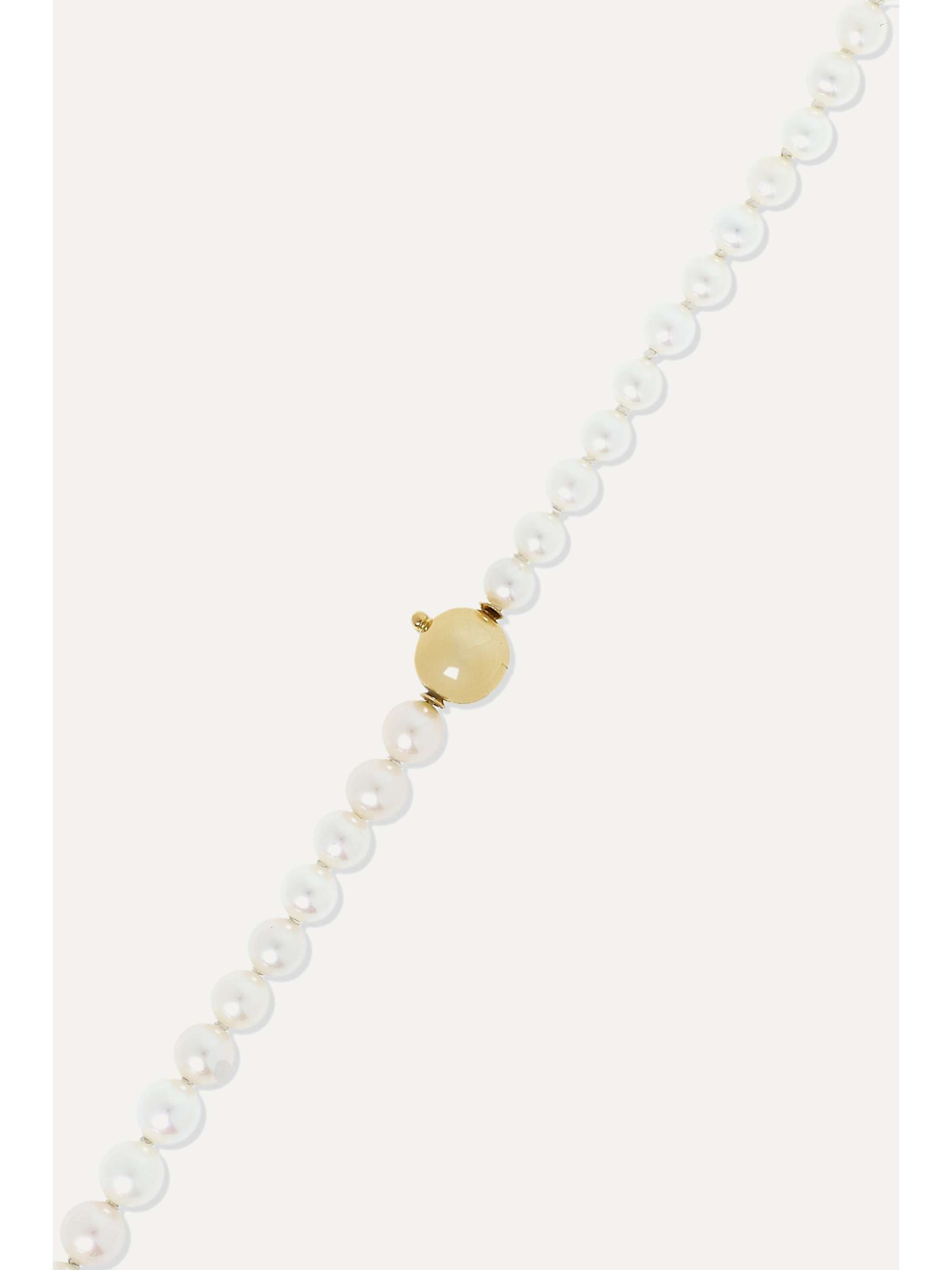 SOPHIE BILLE BRAHE Petite Peggy 14-karat gold pearl necklace
