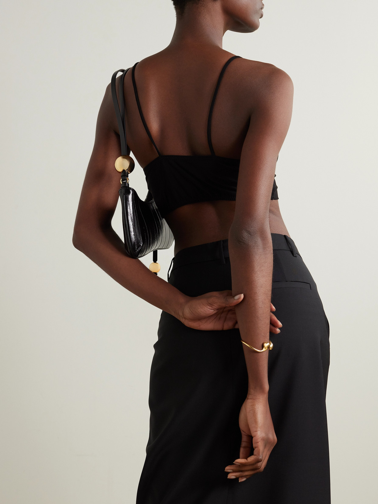 Norma Kamali Stretch-jersey Soft-cup Bralette In Black