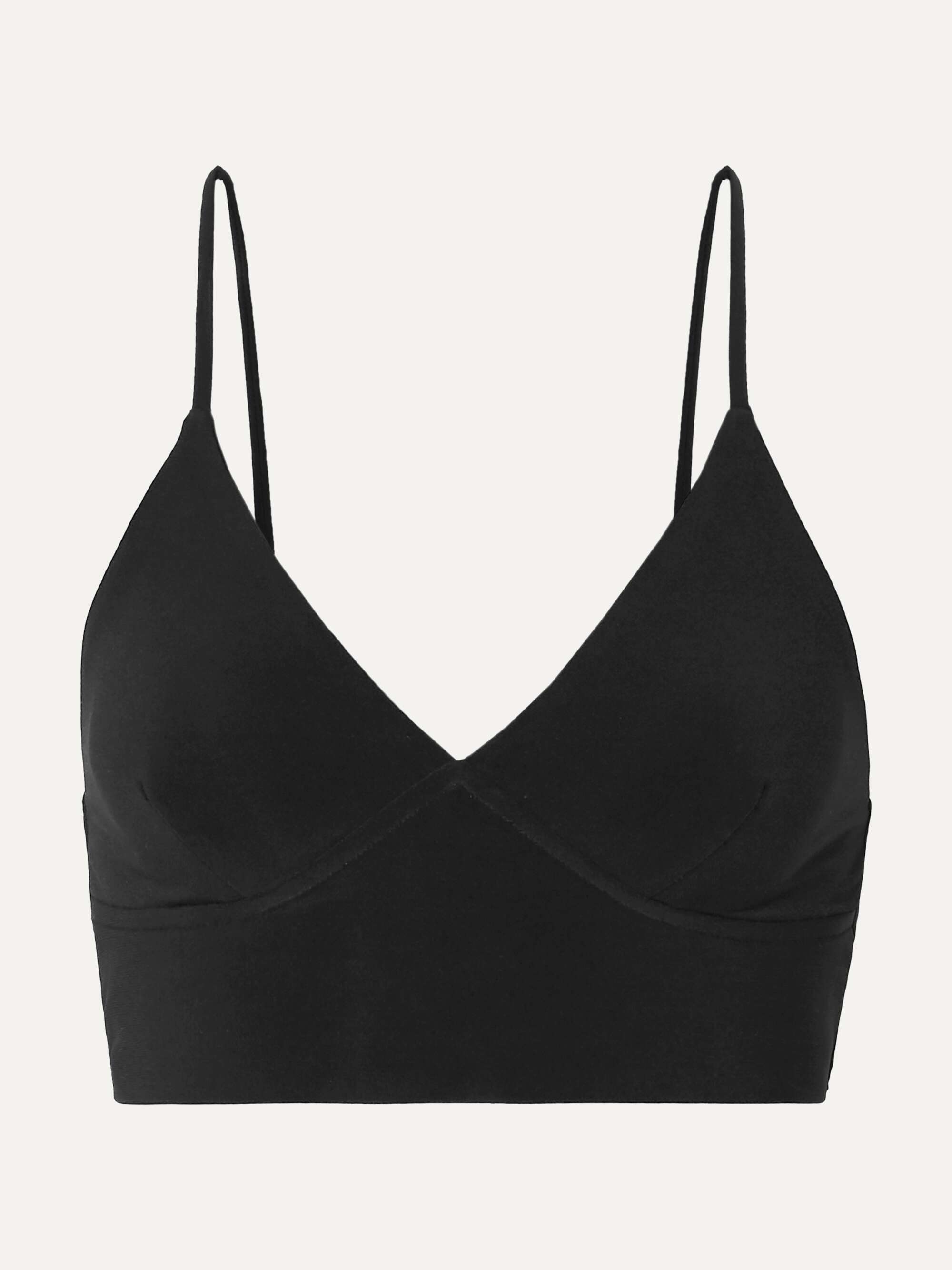 NORMA KAMALI Stretch jersey soft cup bralette NET A PORTER