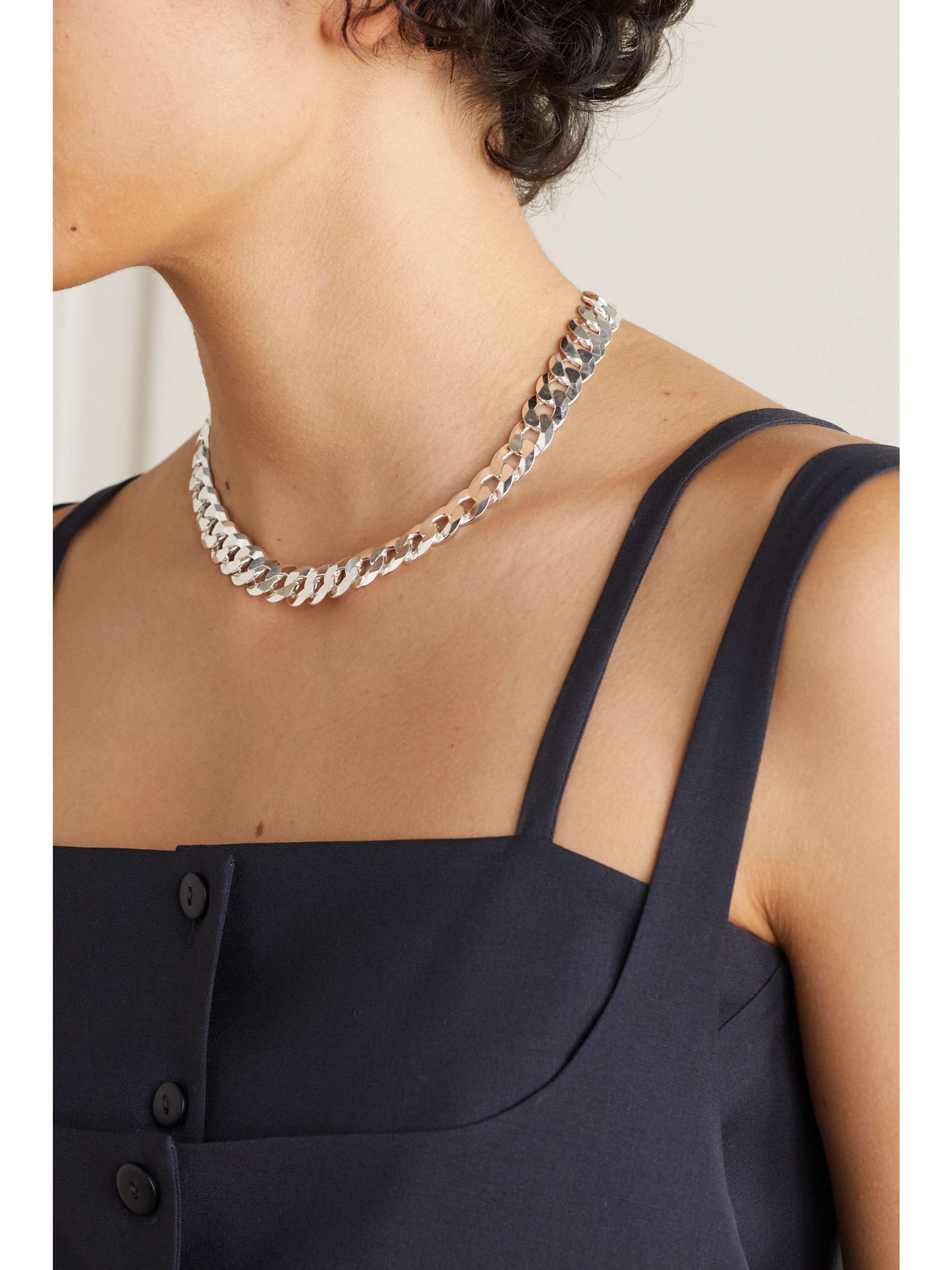 LOREN STEWART XL silver necklace