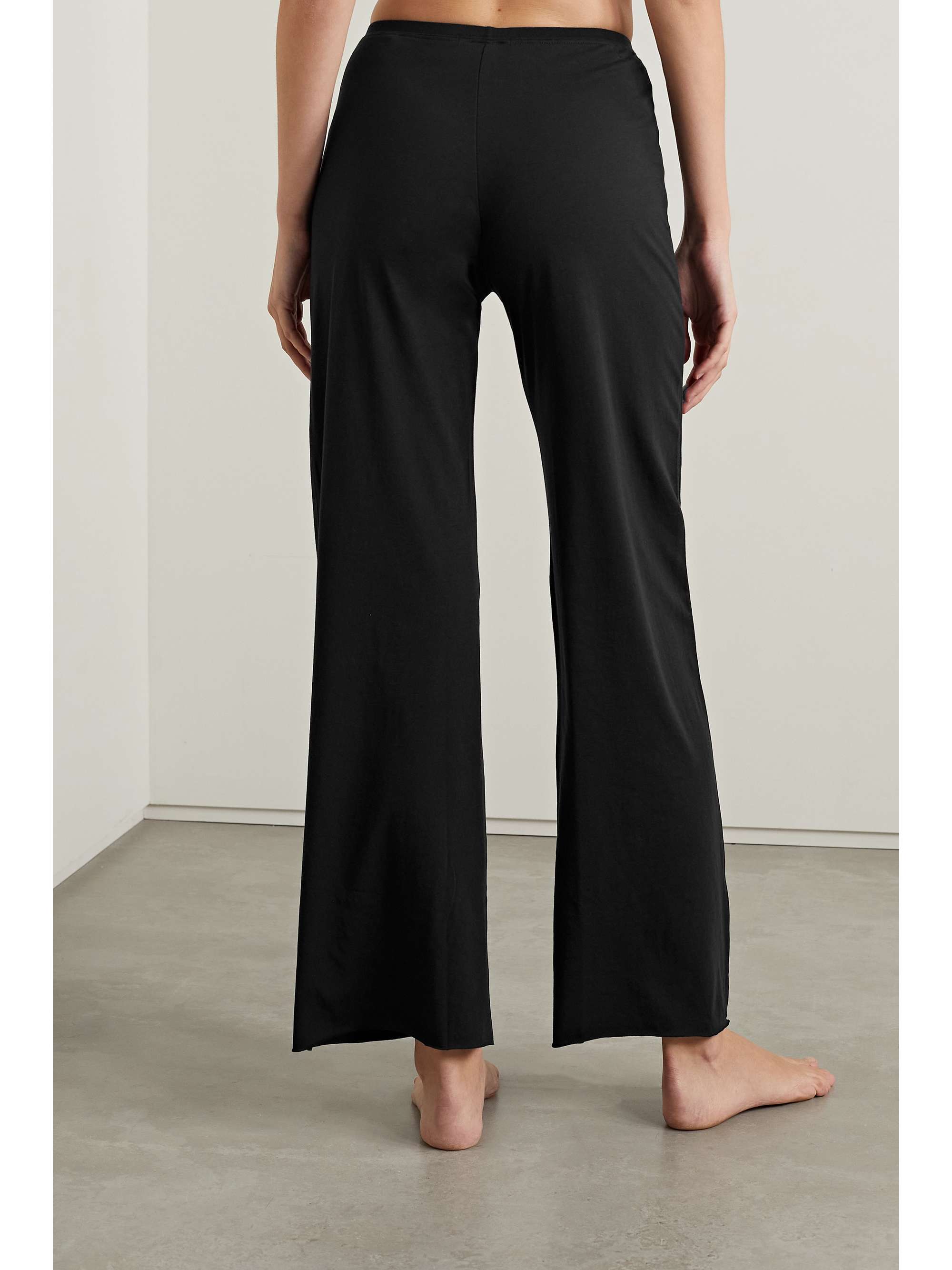 SKIN + NET SUSTAIN Essentials organic Pima cotton-jersey pajama pants