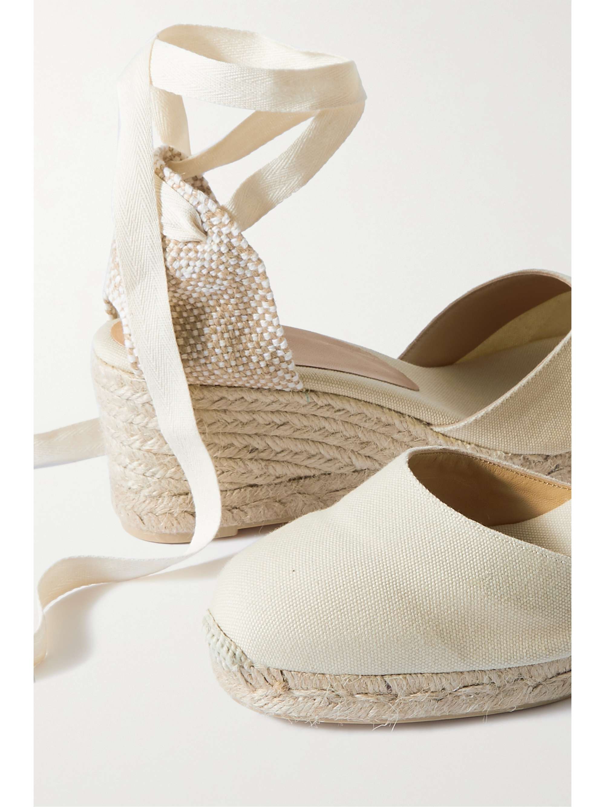 CASTAÑER Carina 60 canvas wedge espadrilles | NET-A-PORTER