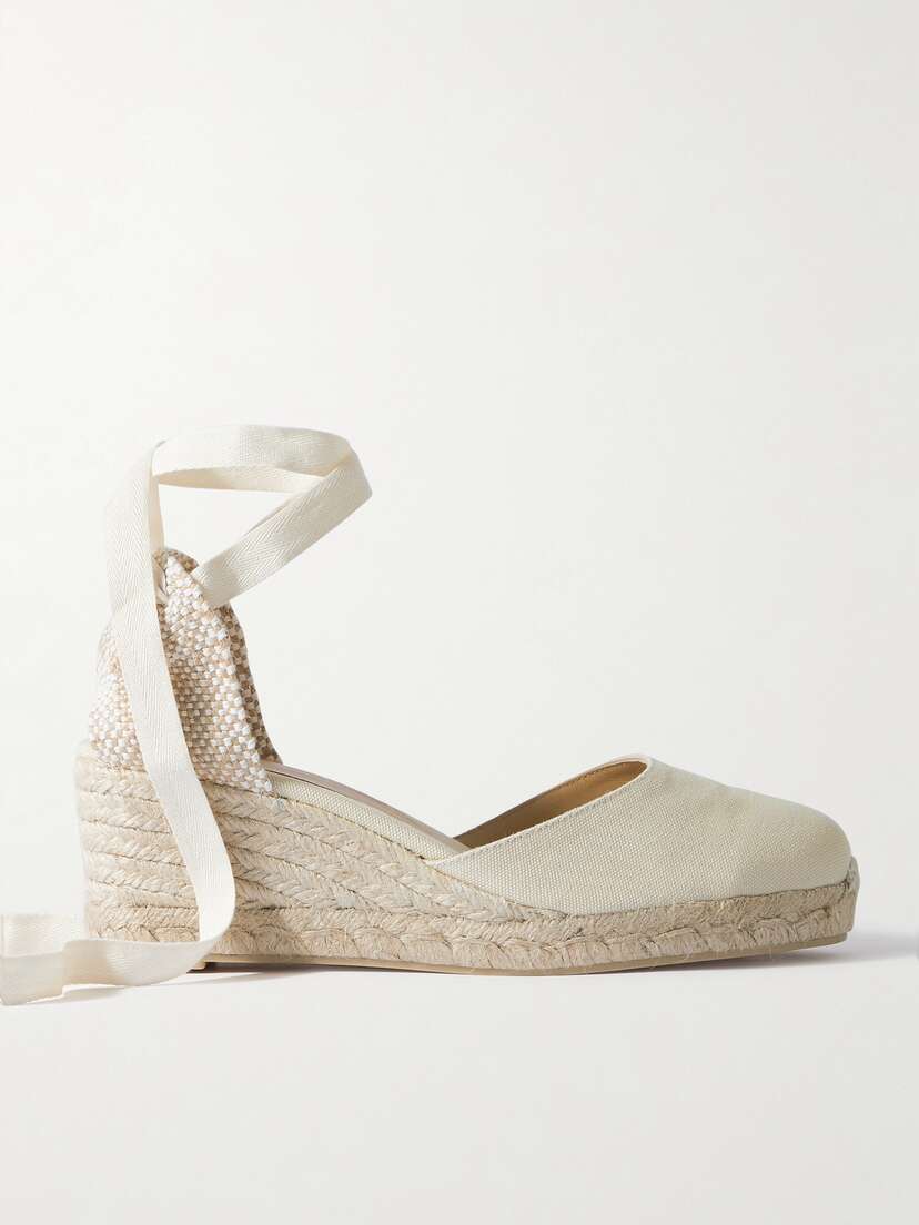 Castañer Carina 60 Canvas Wedge Espadrilles