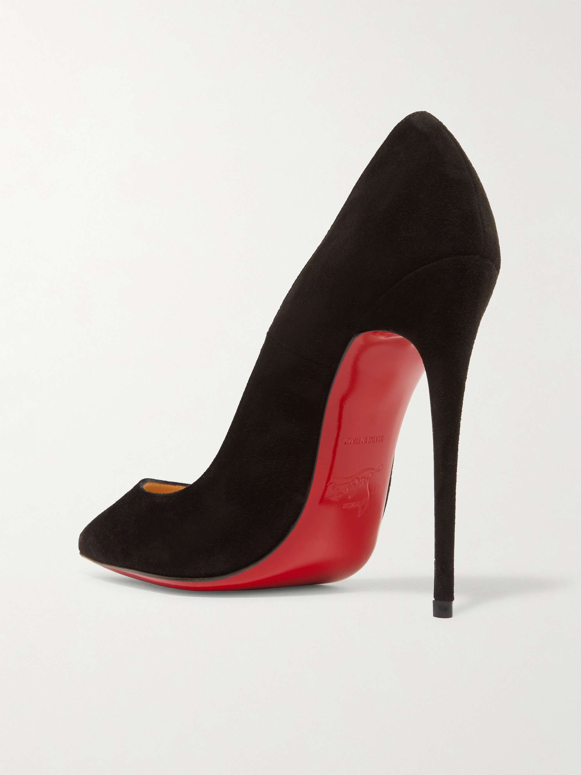 CHRISTIAN LOUBOUTIN Kate 120 suede pumps | NET-A-PORTER