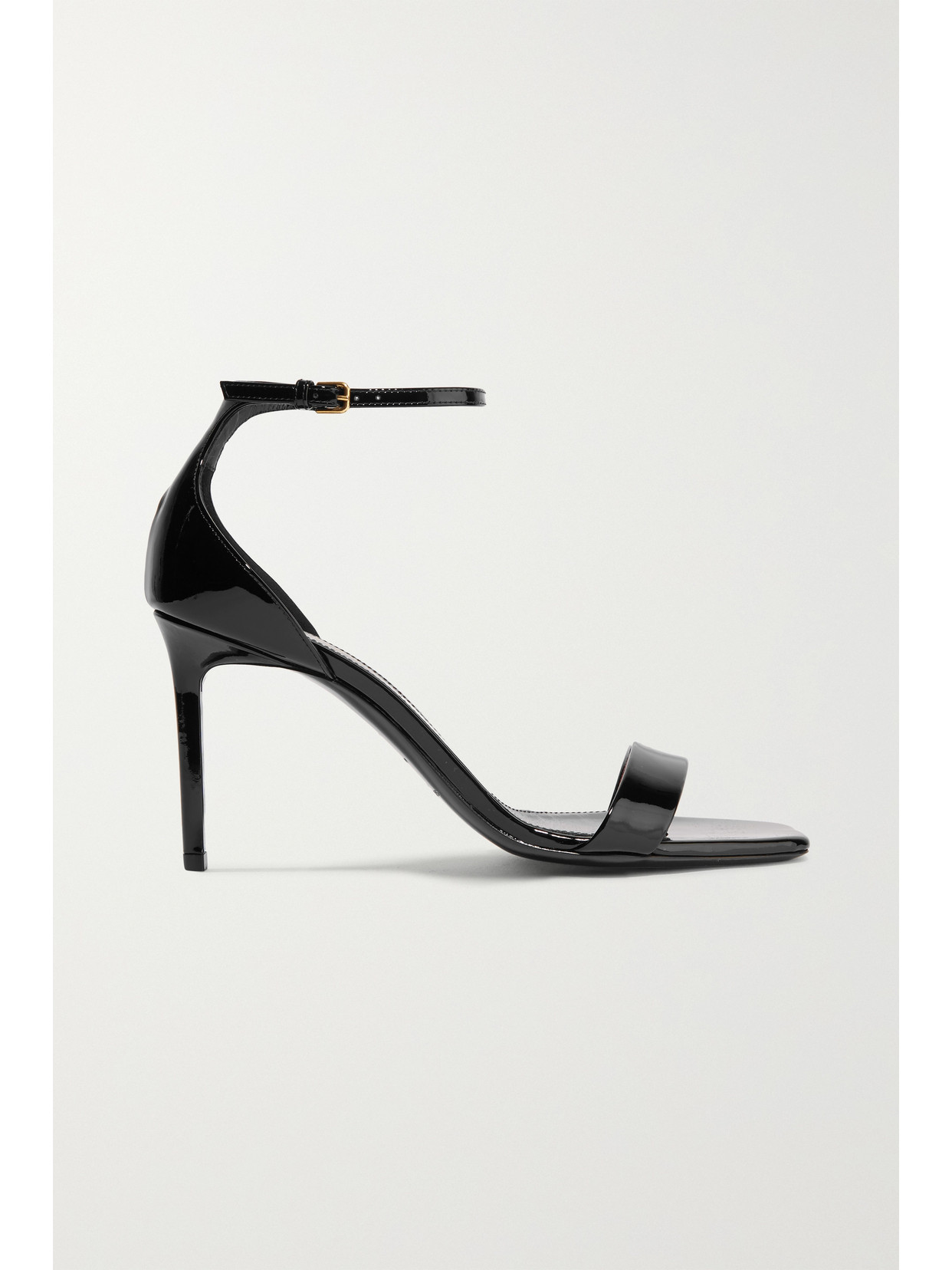 saint laurent amber patent leather sandals