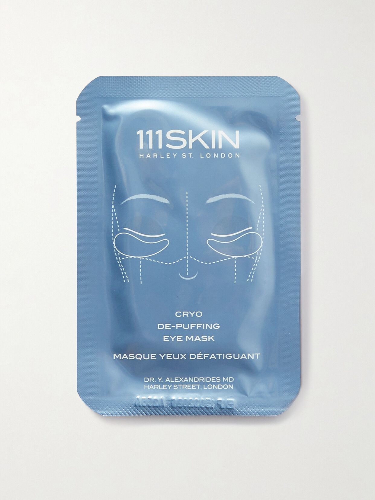 Shop 111skin Sub-zero De-puffing Eye Mask X 8 - One Size In Colorless