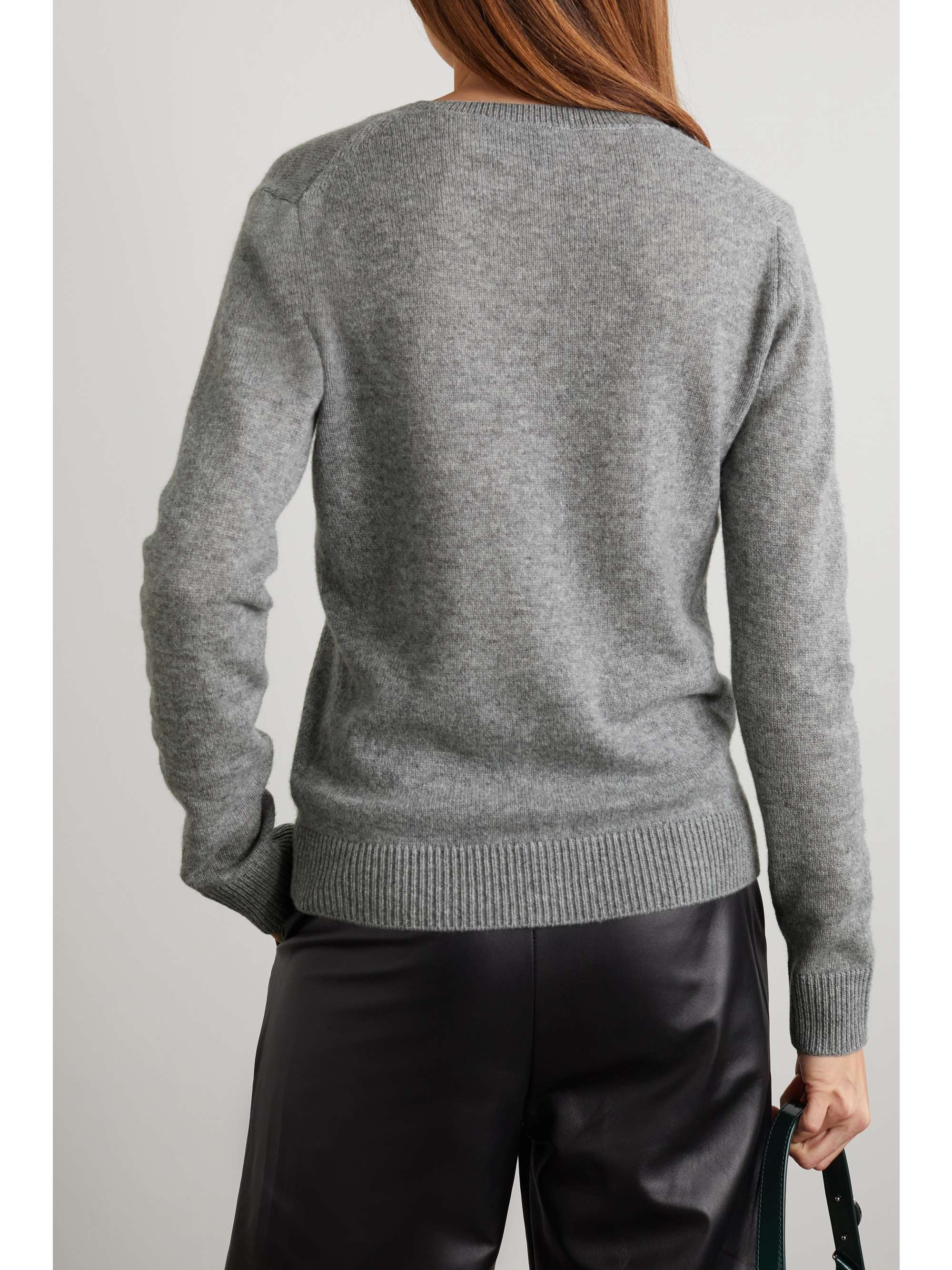 Gray Cashmere sweater | THEORY | NET-A 