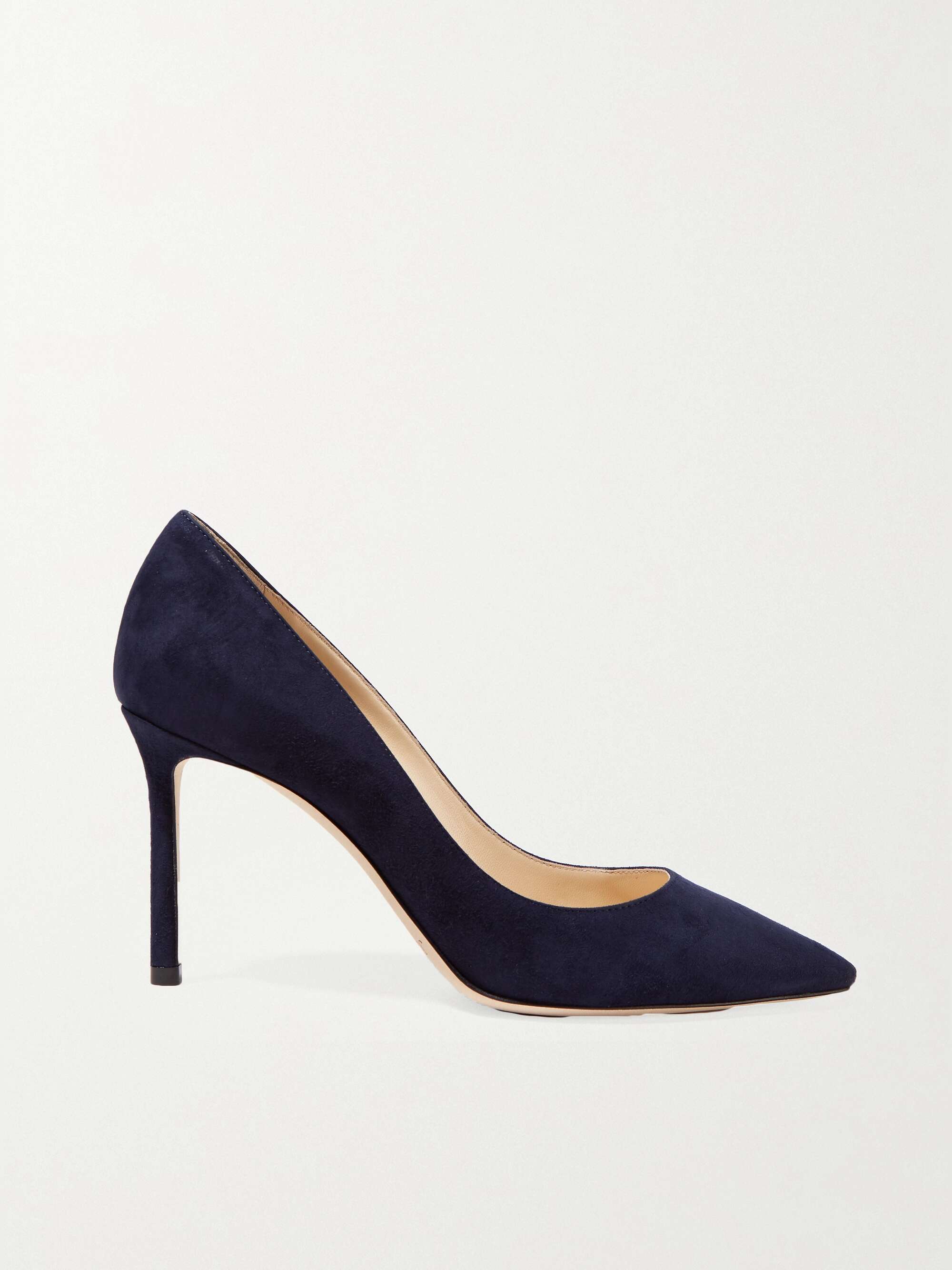 JIMMY CHOO Romy 85 suede pumps | NET-A-PORTER